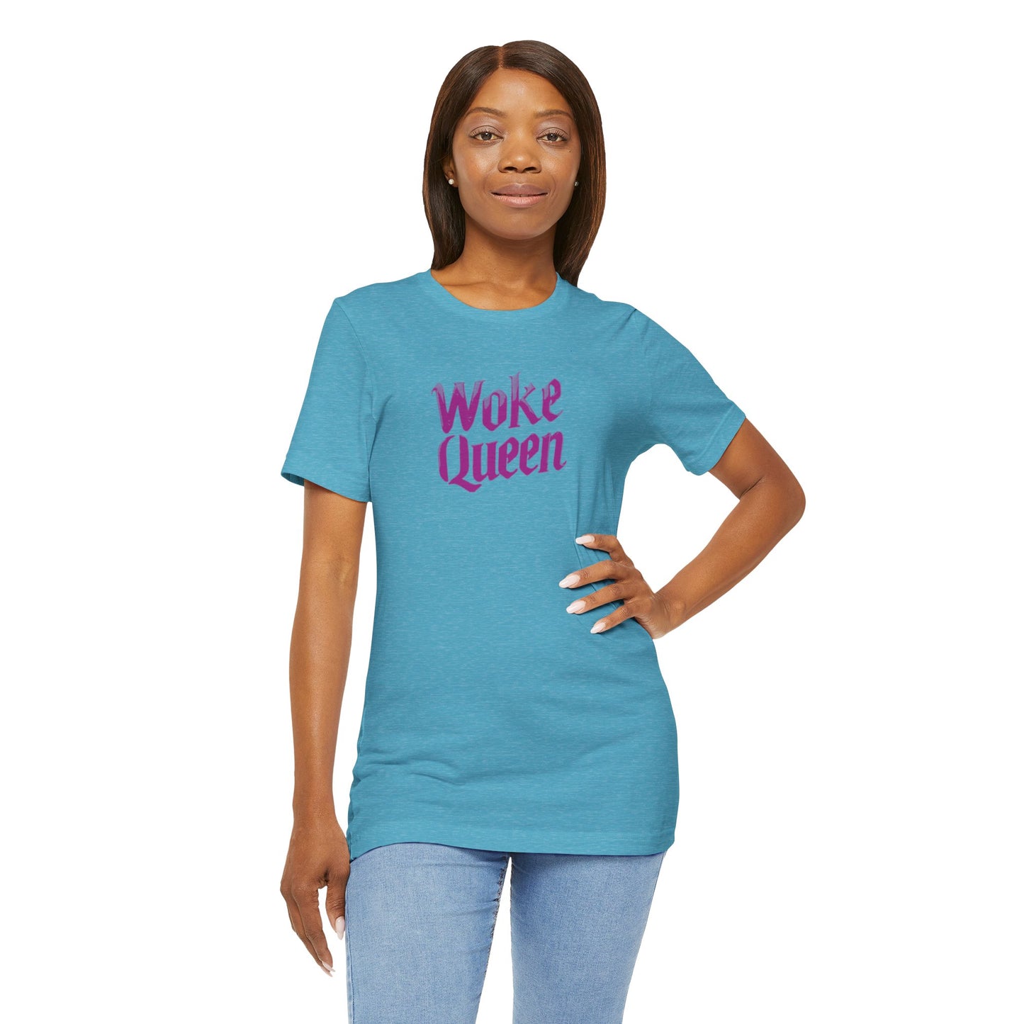 Unisex Woke Queen Jersey Short Sleeve Tee