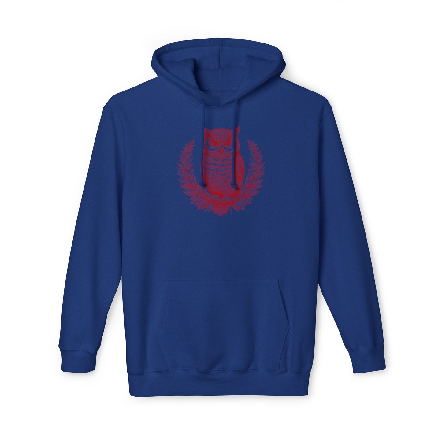 Owl Design Unisex Hooded Sweatshirt - Cozy & Stylish Gift for Nature Lovers