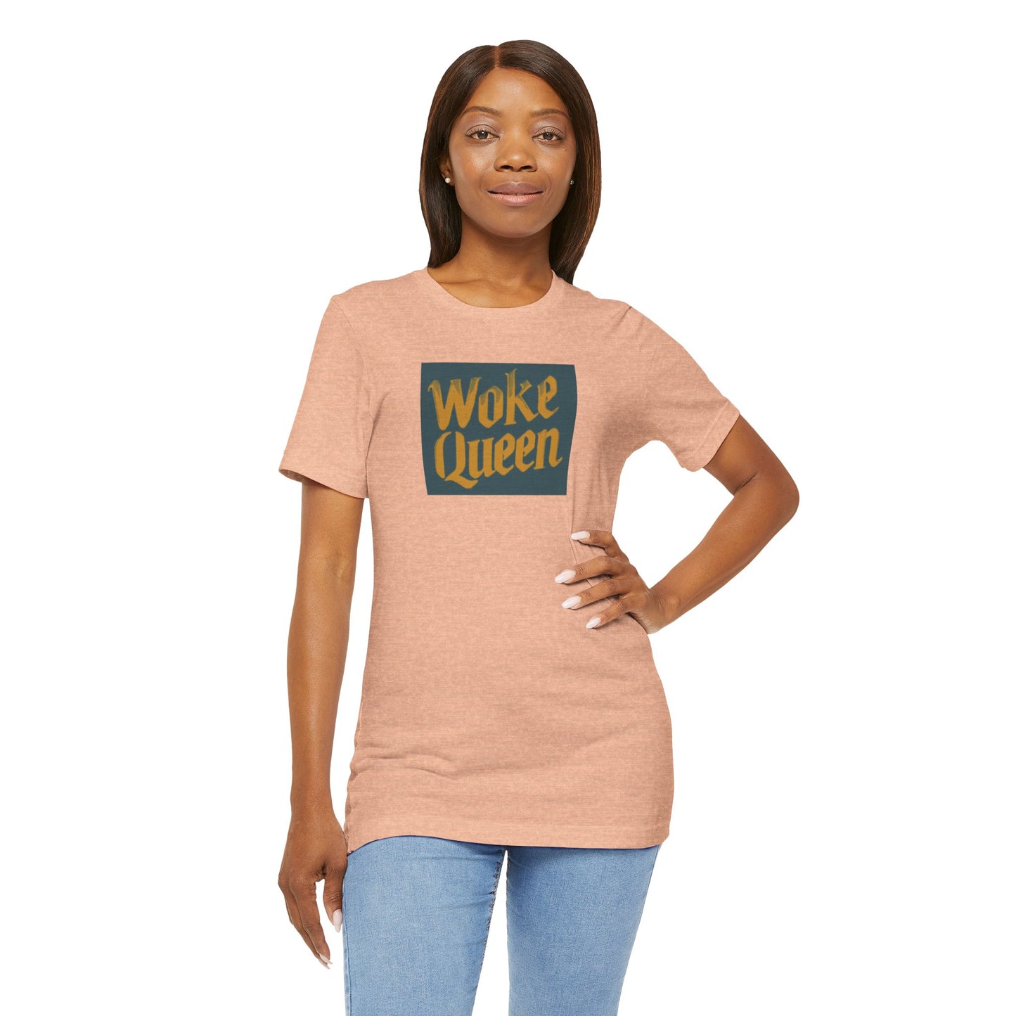 Unisex Woke Queen Jersey Short Sleeve Tee