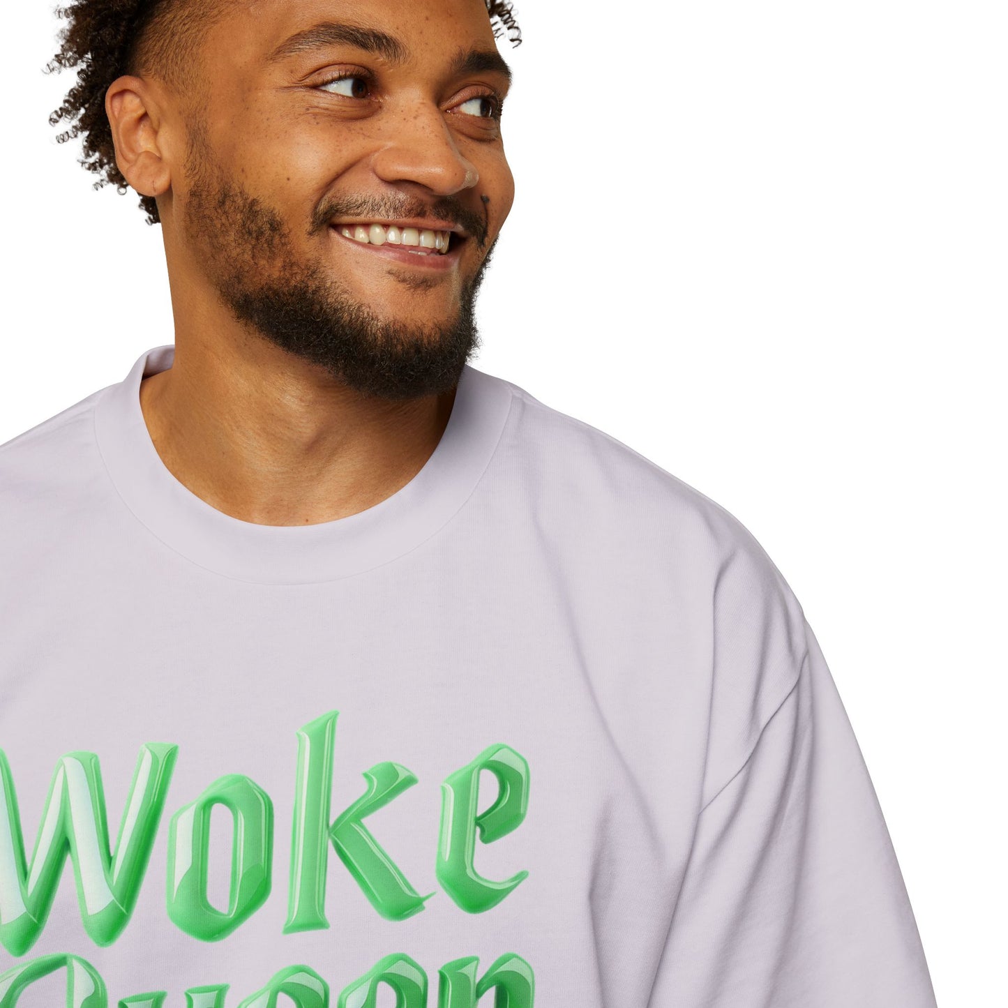 Unisex Heavy Oversized Woke Queen Green Tee