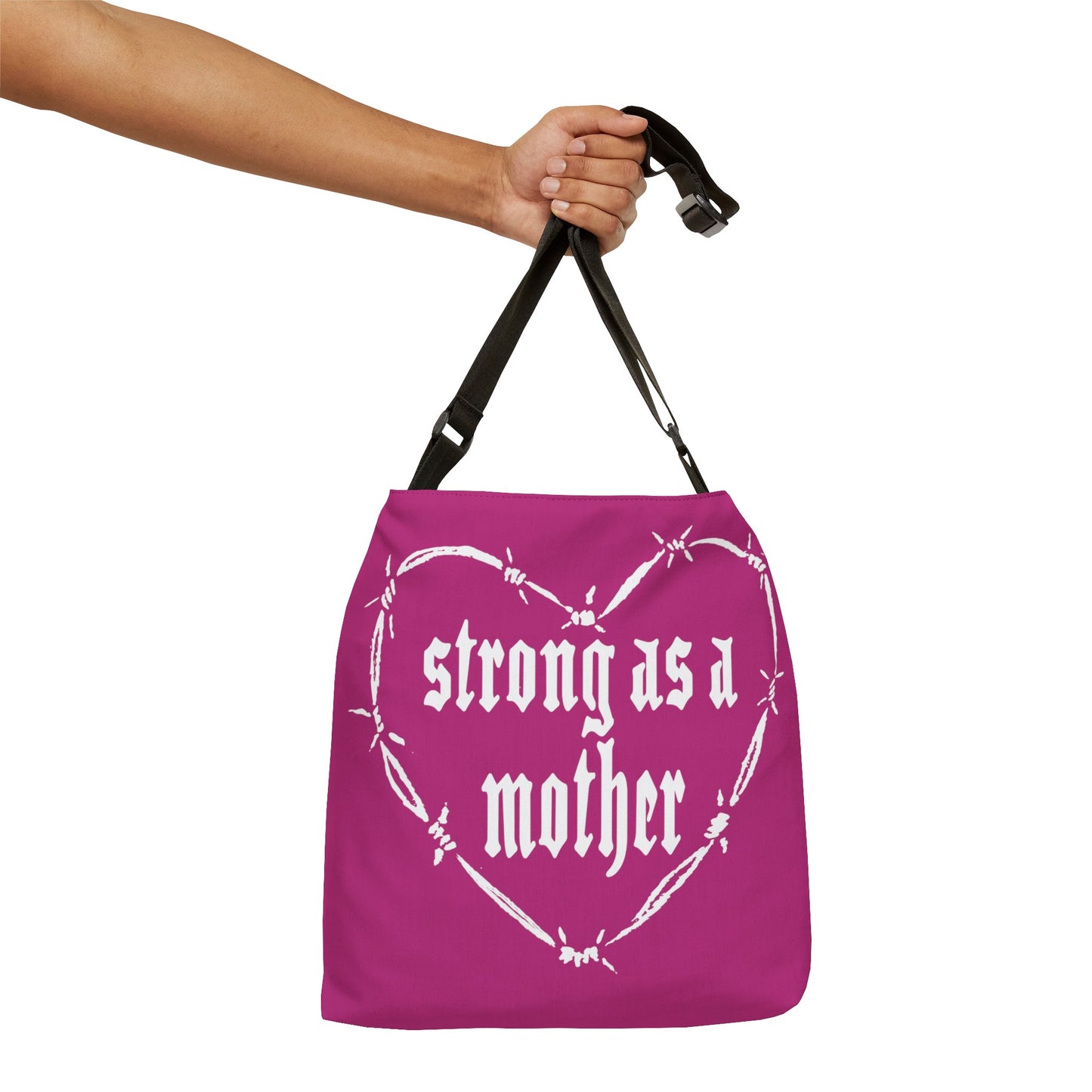 Strong as a Mother Adjustable Tote Bag 8