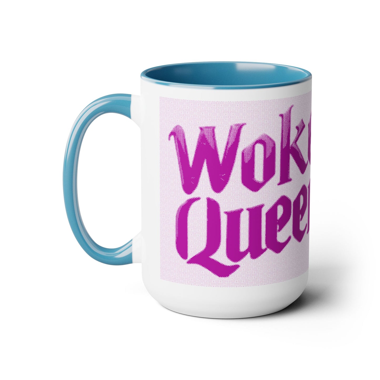 Woke Queen Two-Tone Coffee Mugs, 15oz