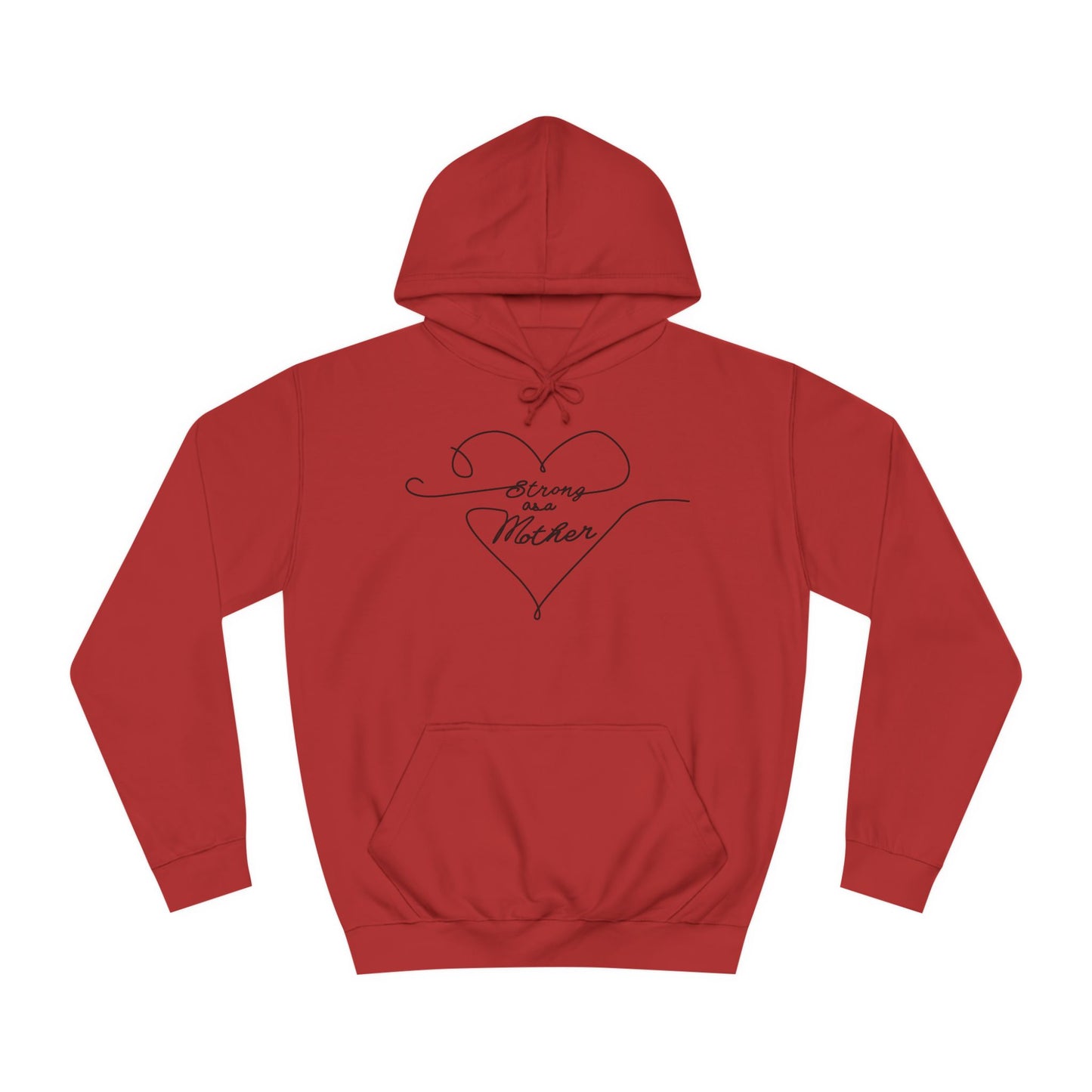 Unisex Strong as a Mother Love Lines Motherhoodie