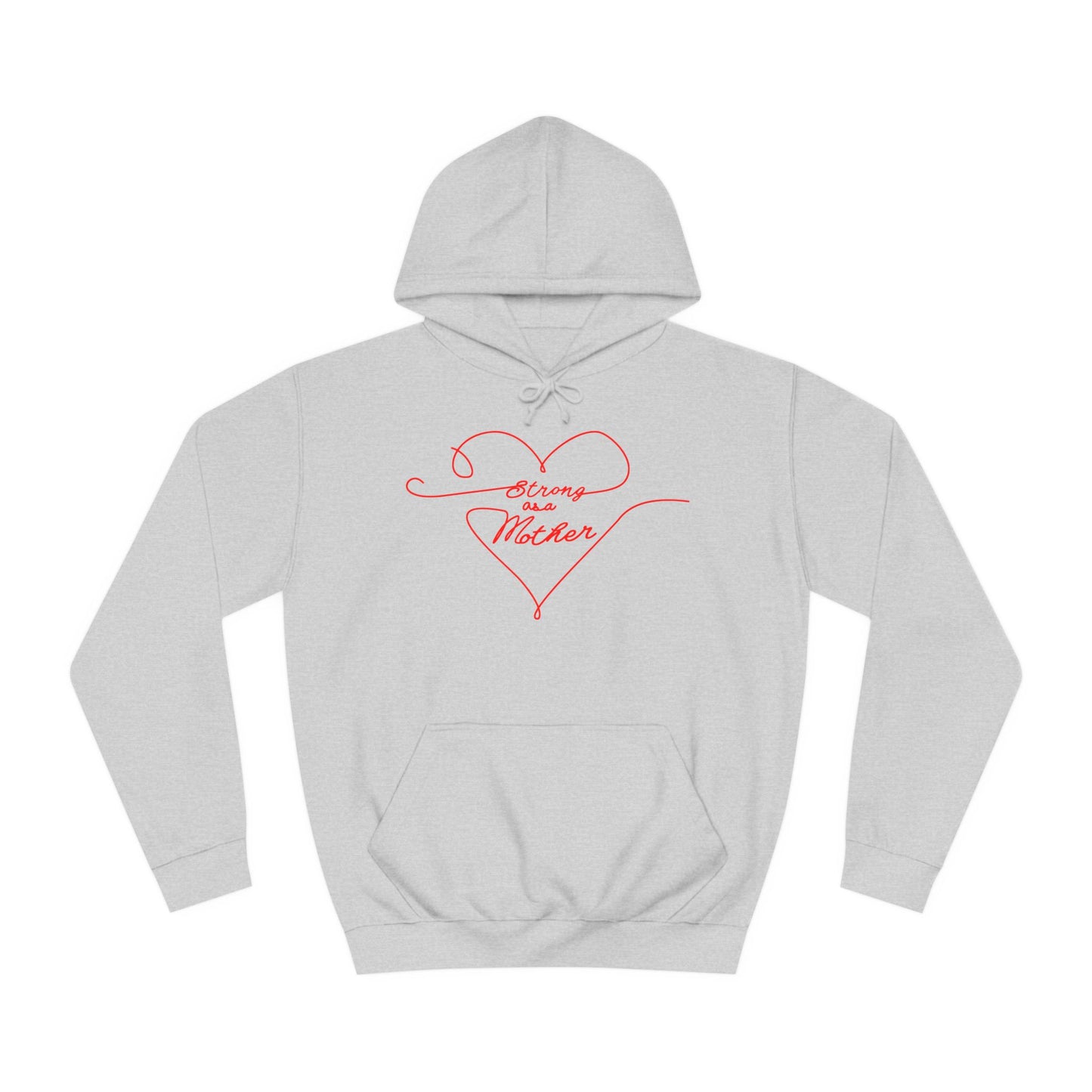 Unisex Strong as a Mother Love Lines Motherhoodie