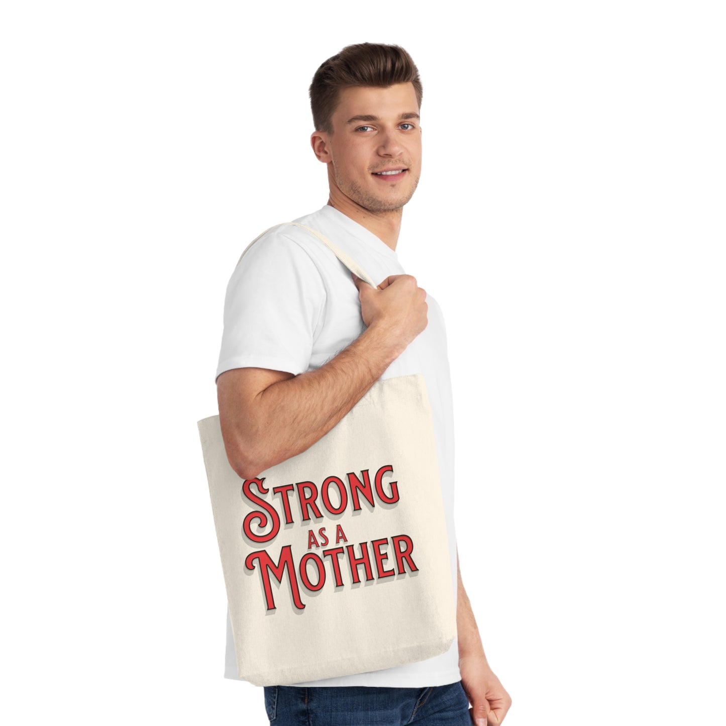 Strong As a Mother - Woven Tote Bag - The JCL Edit