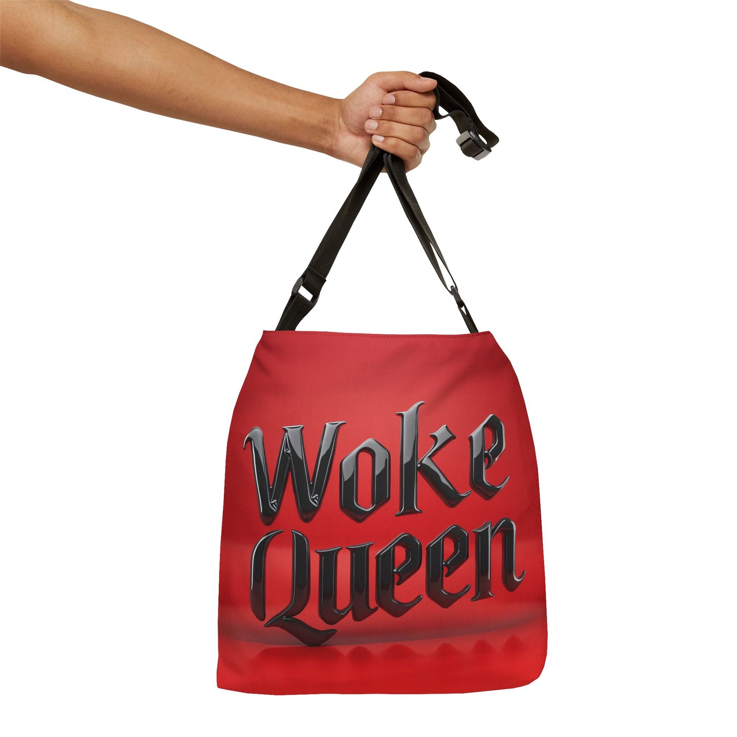 WOKE QUEEN Adjustable Tote Bag - Red
