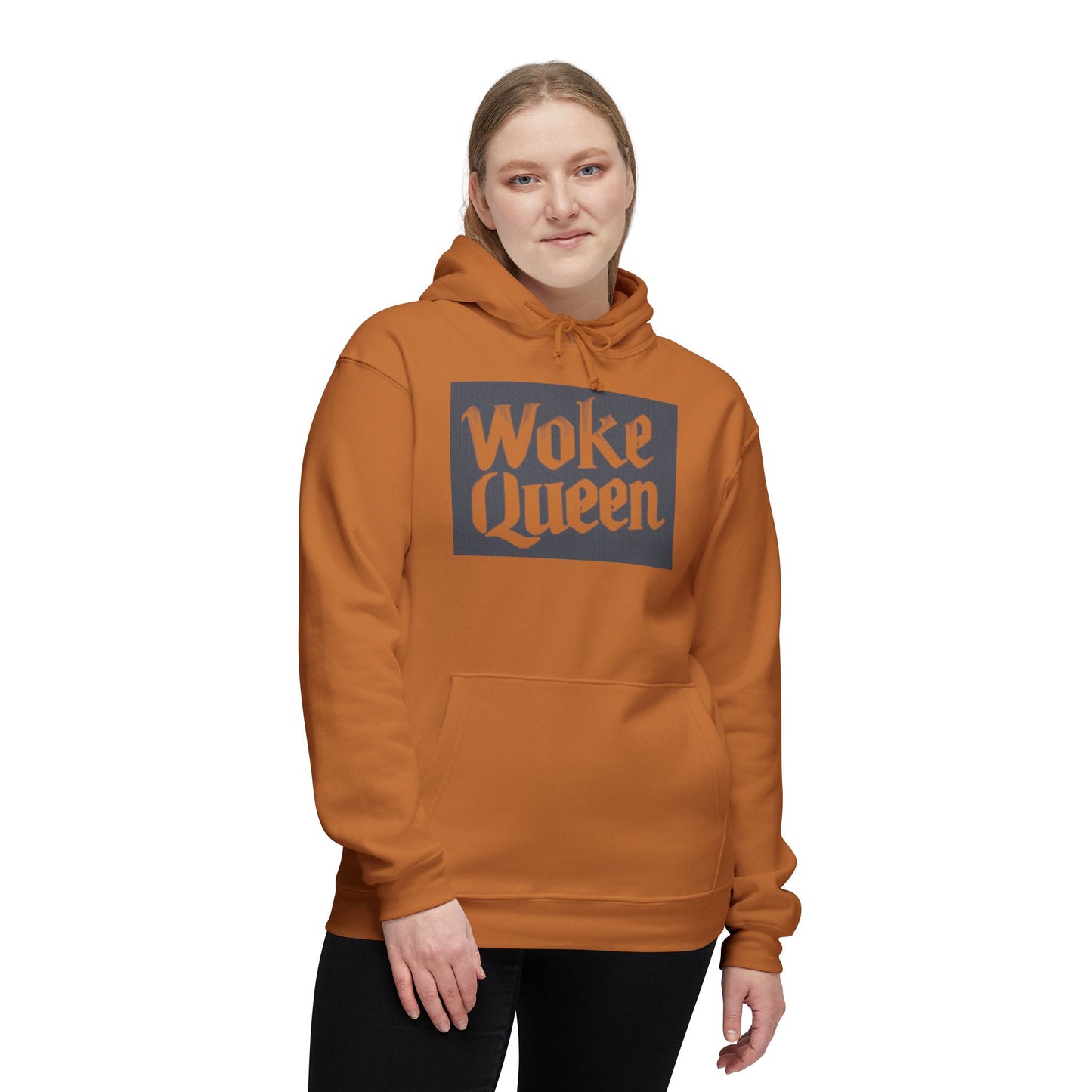 Unisex Woke Queen Hooded Sweatshirt