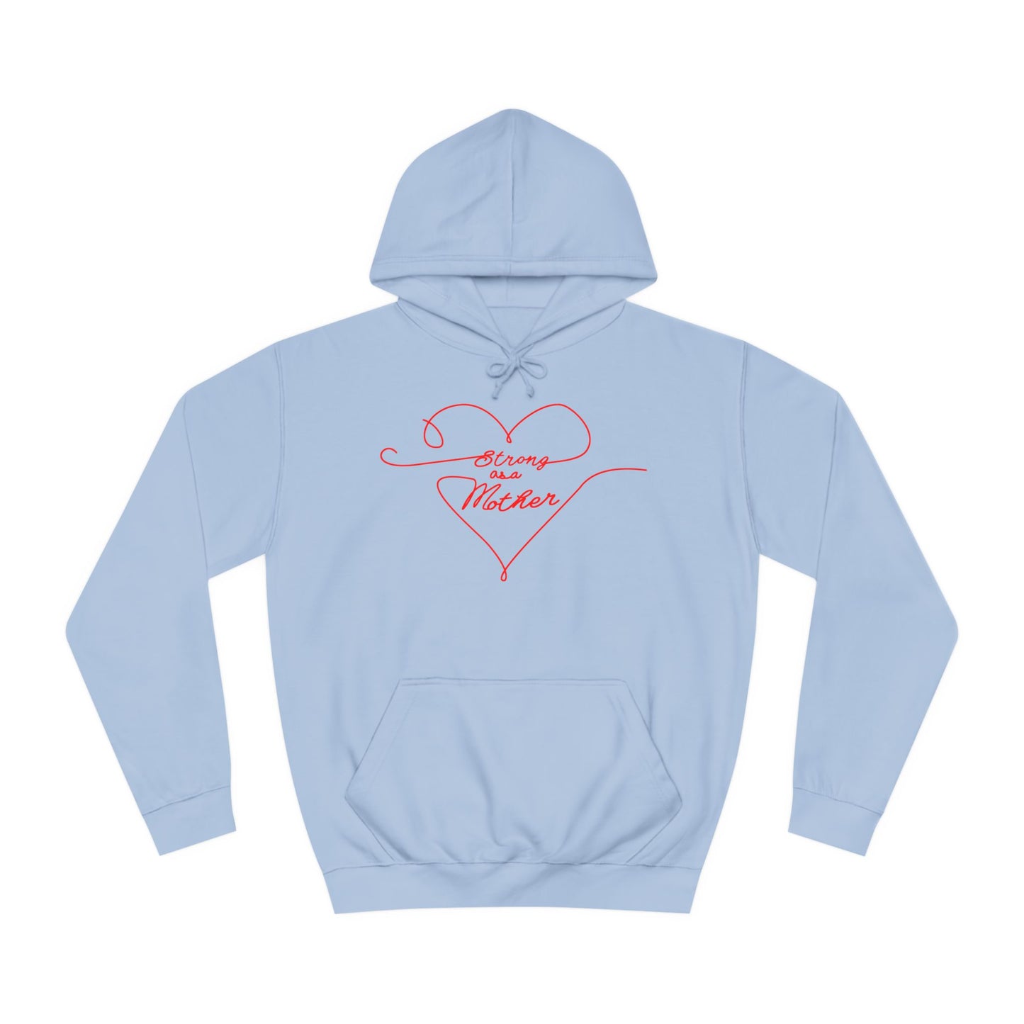 Unisex Strong as a Mother Love Lines Motherhoodie