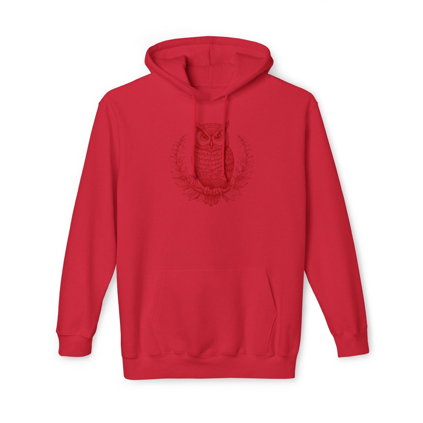 Owl Design Unisex Hooded Sweatshirt - Cozy & Stylish Gift for Nature Lovers