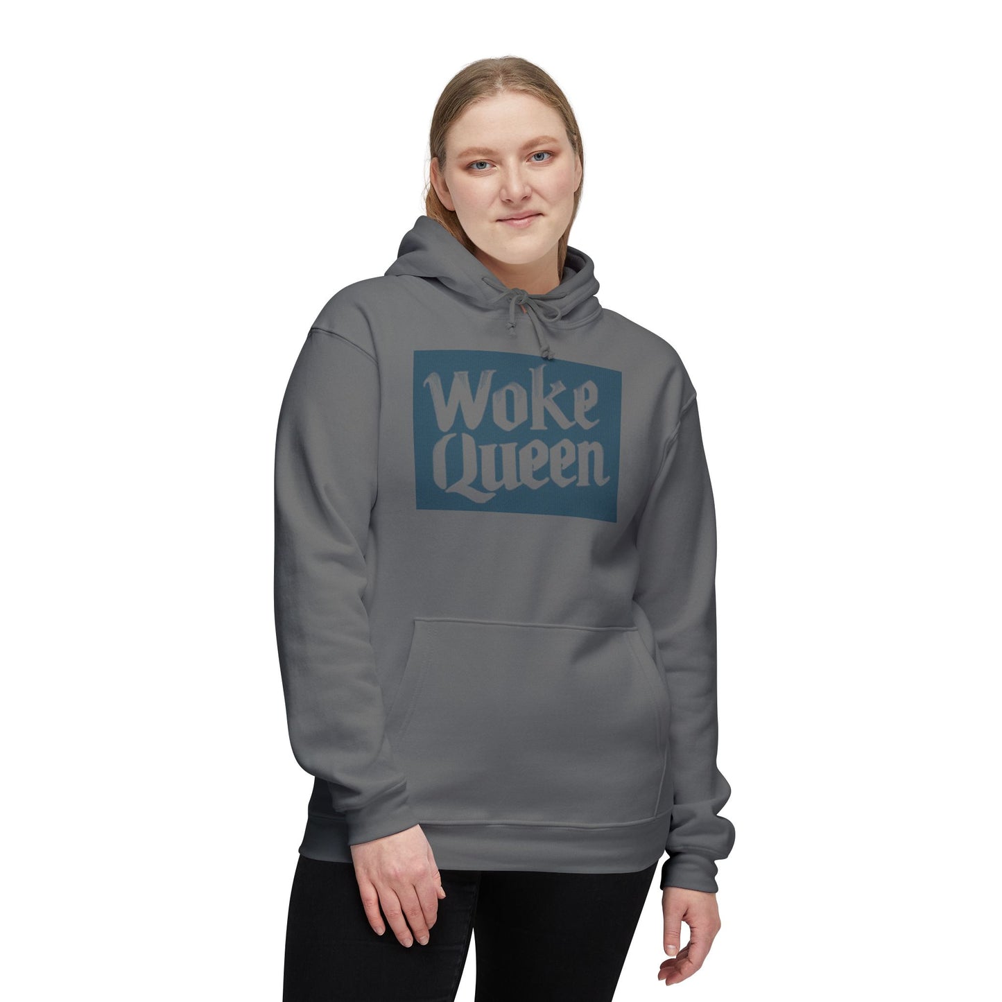 Unisex Woke Queen Hooded Sweatshirt