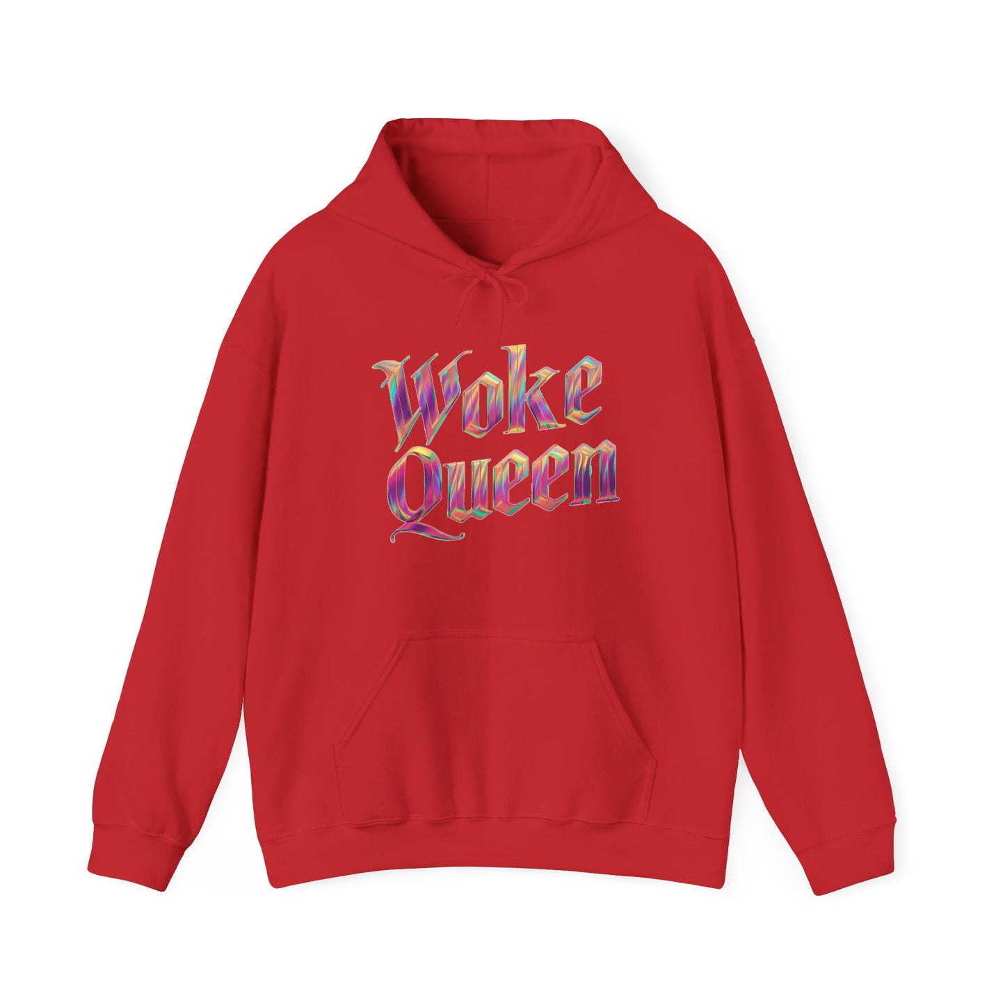 Unisex Woke Queen Gothic Iridescence Hooded Sweatshirt