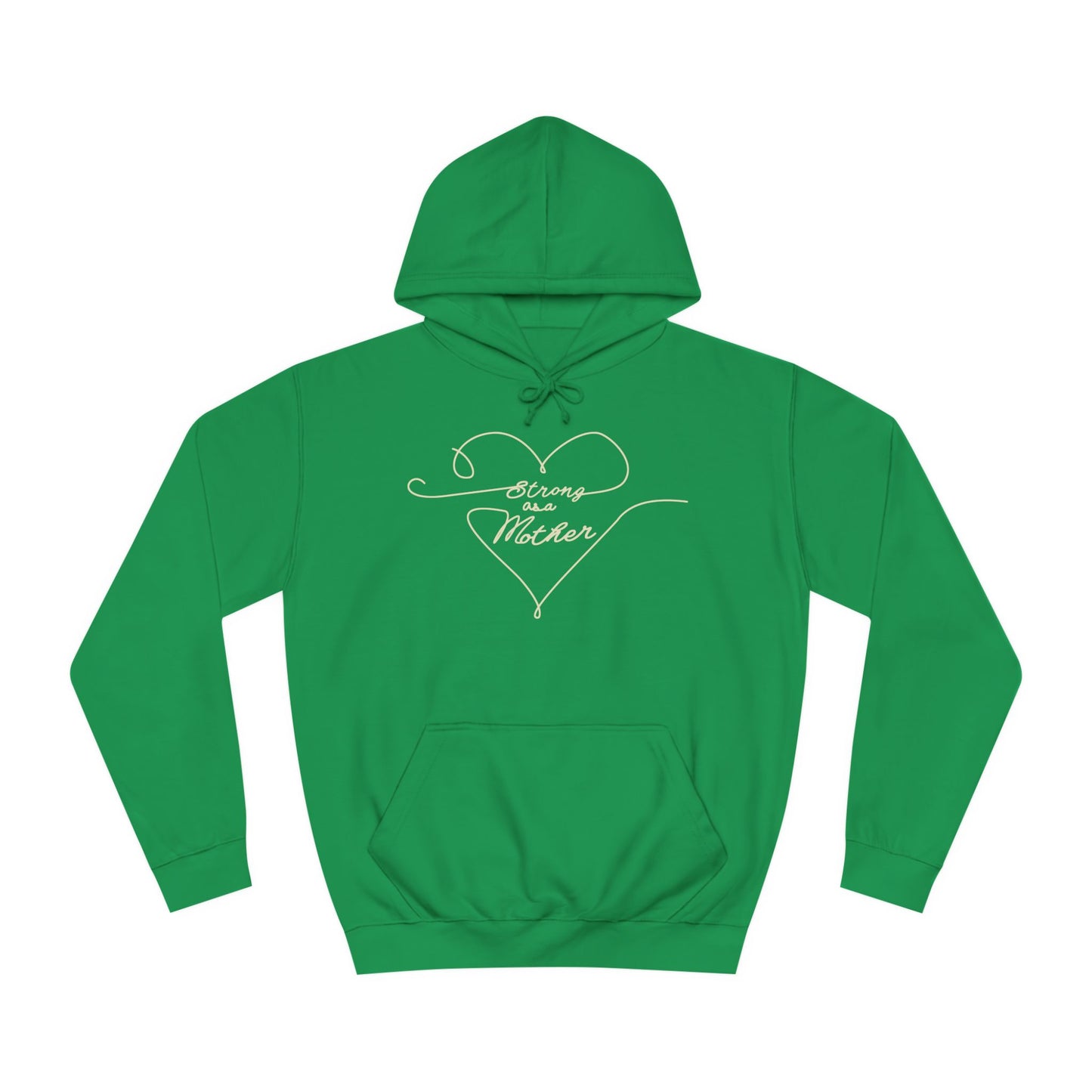 Unisex Strong as a Mother Love Lines Motherhoodie