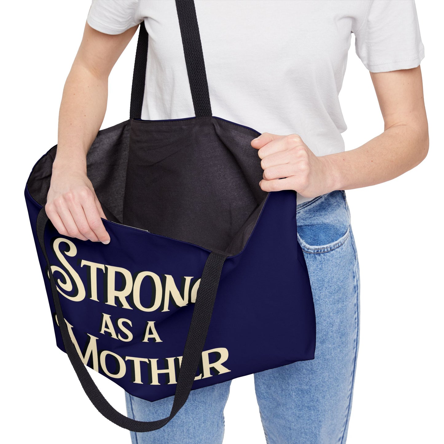 Strong as a Mother Weekender Tote Bag - Navy
