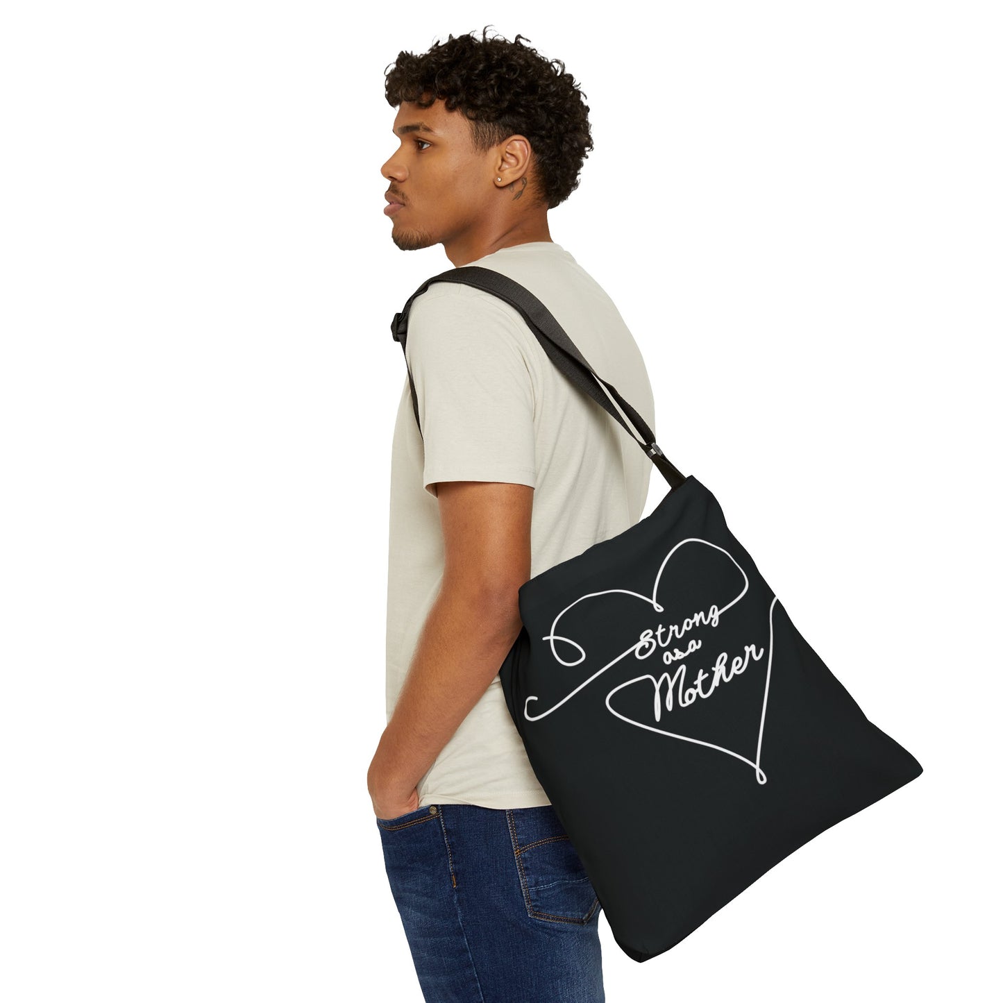 Strong as a Mother Adjustable Tote Bag 10