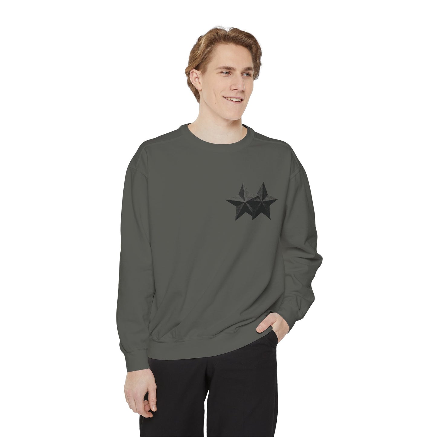 Gemi Star Graphic Unisex Garment-Dyed Sweatshirt