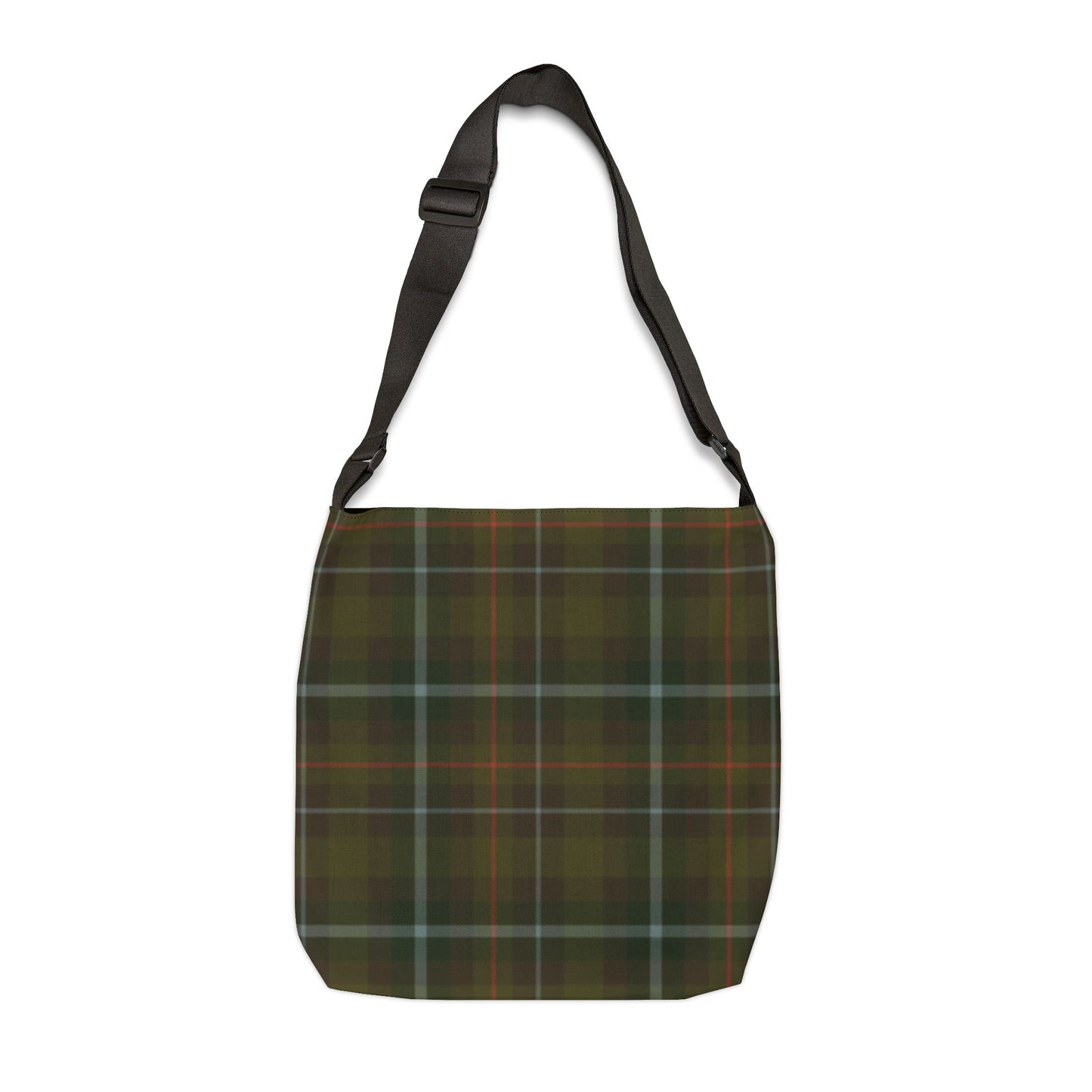Derby Plaid Adjustable Tote Bag