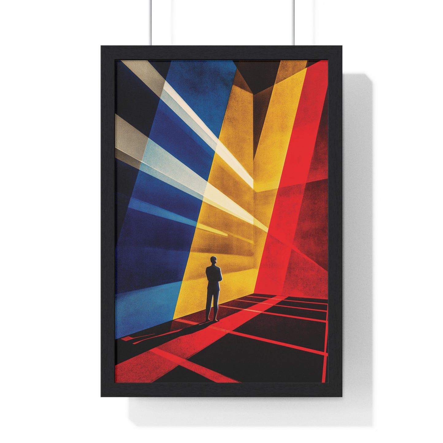 Bauhaus Mister Movie Theater Vertical Framed Poster