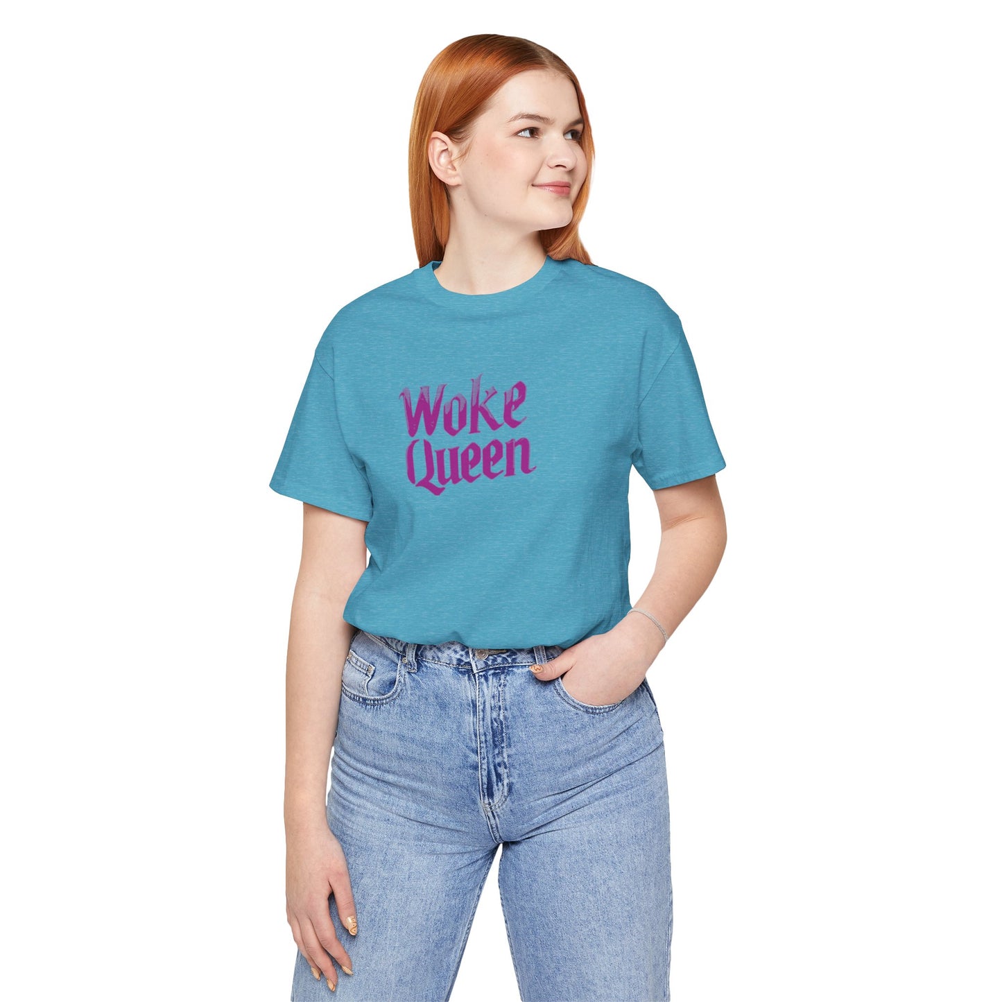 Unisex Woke Queen Jersey Short Sleeve Tee