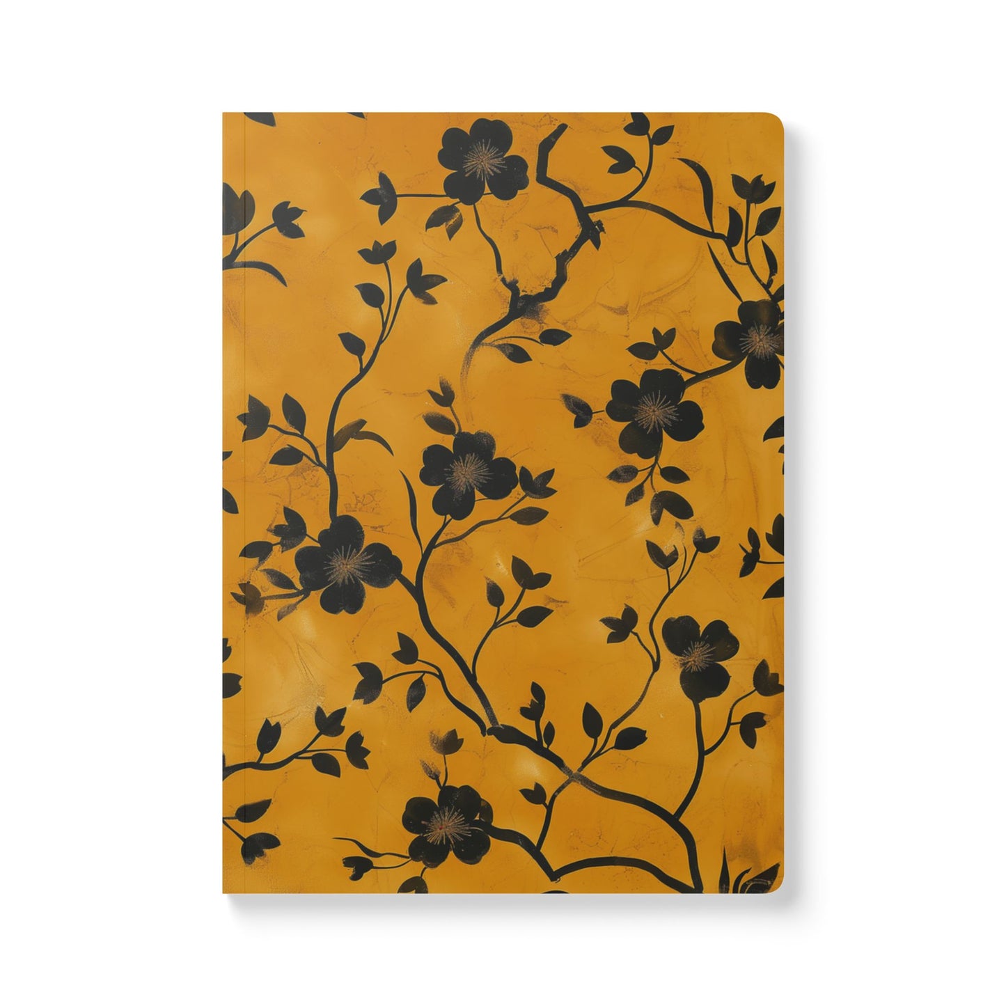 Gold Softcover Journal (with Inside Prints)