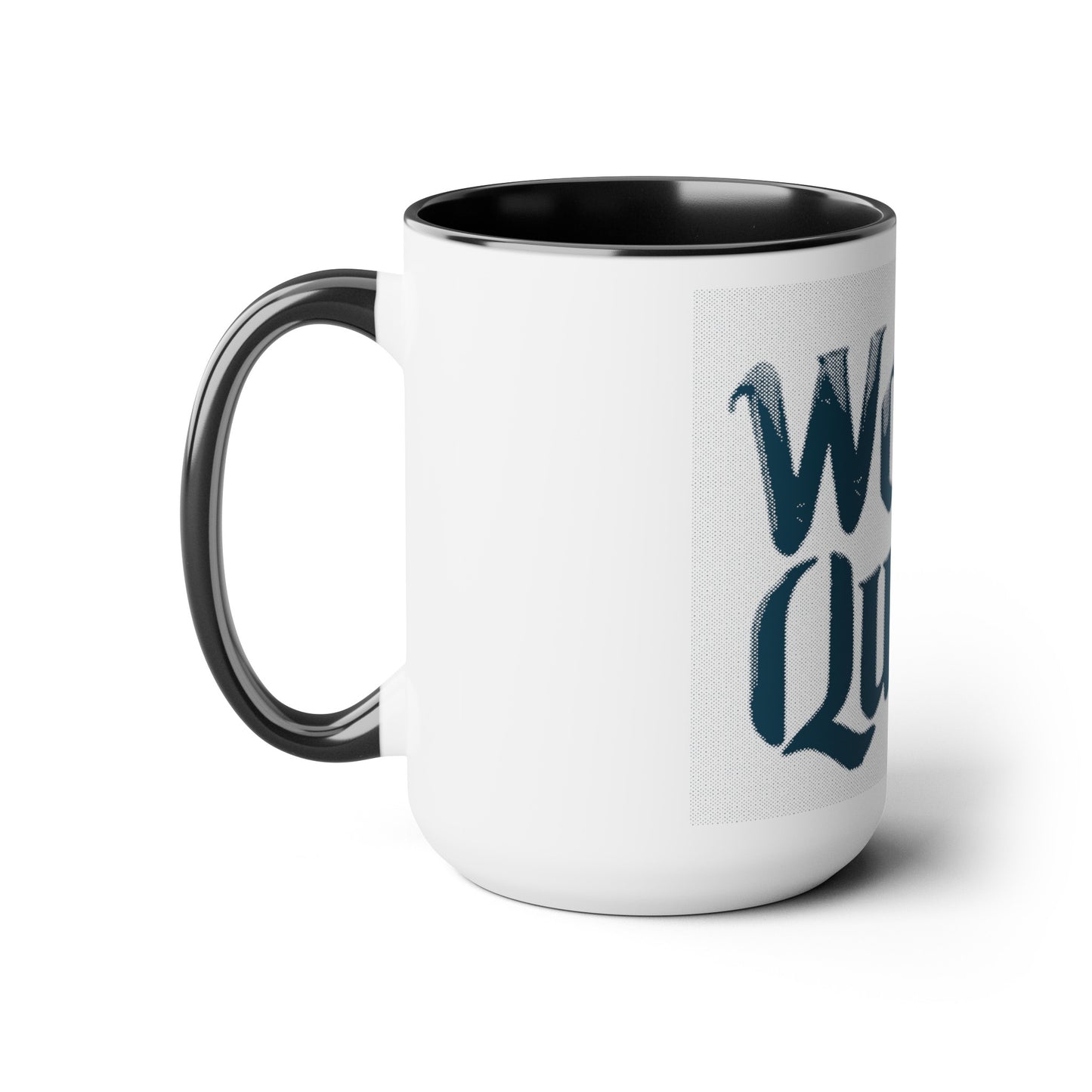 Woke Queen Two-Tone Coffee Mugs, 15oz