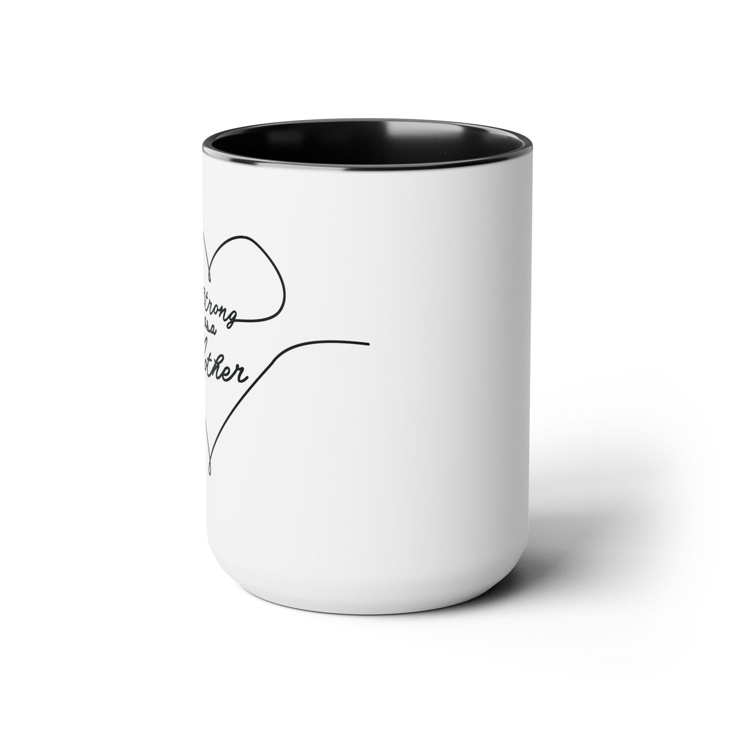 Love Lines Two-Tone Coffee Mugs, 15oz