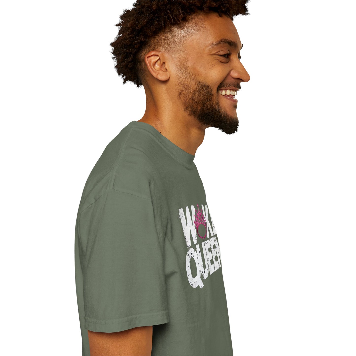 Unisex WOKE QUEEN Tiara Style Garment-Dyed T-shirt