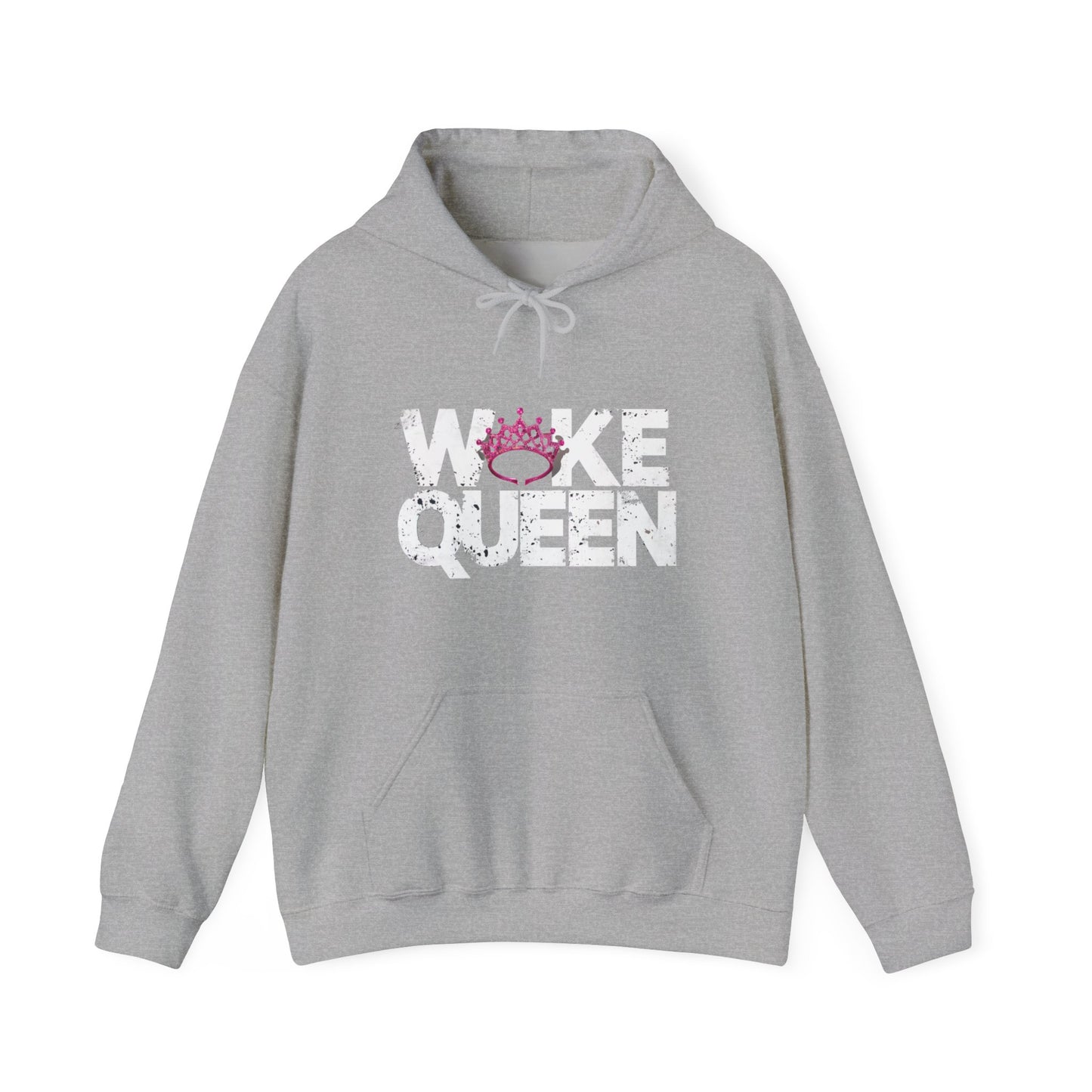 Unisex Woke Queen Tiara Heavy Hooded Sweatshirt