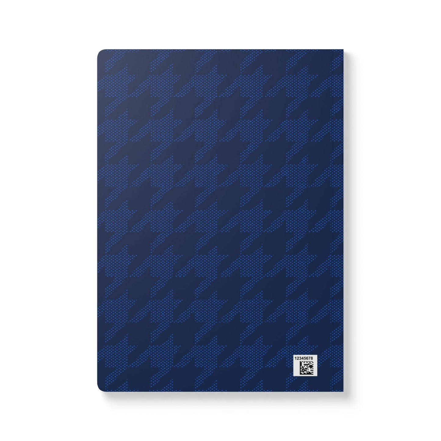 Blue Houndstooth Journal (with Inside Prints)