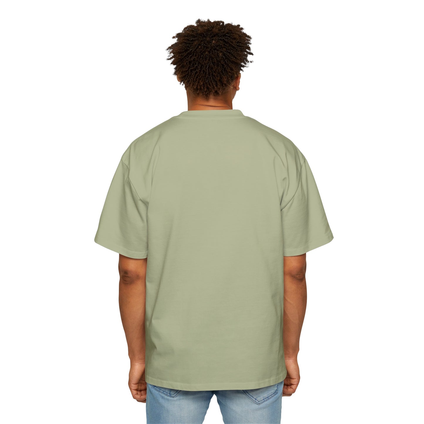 Men's Heavy Oversized Woke Queen Green Tee