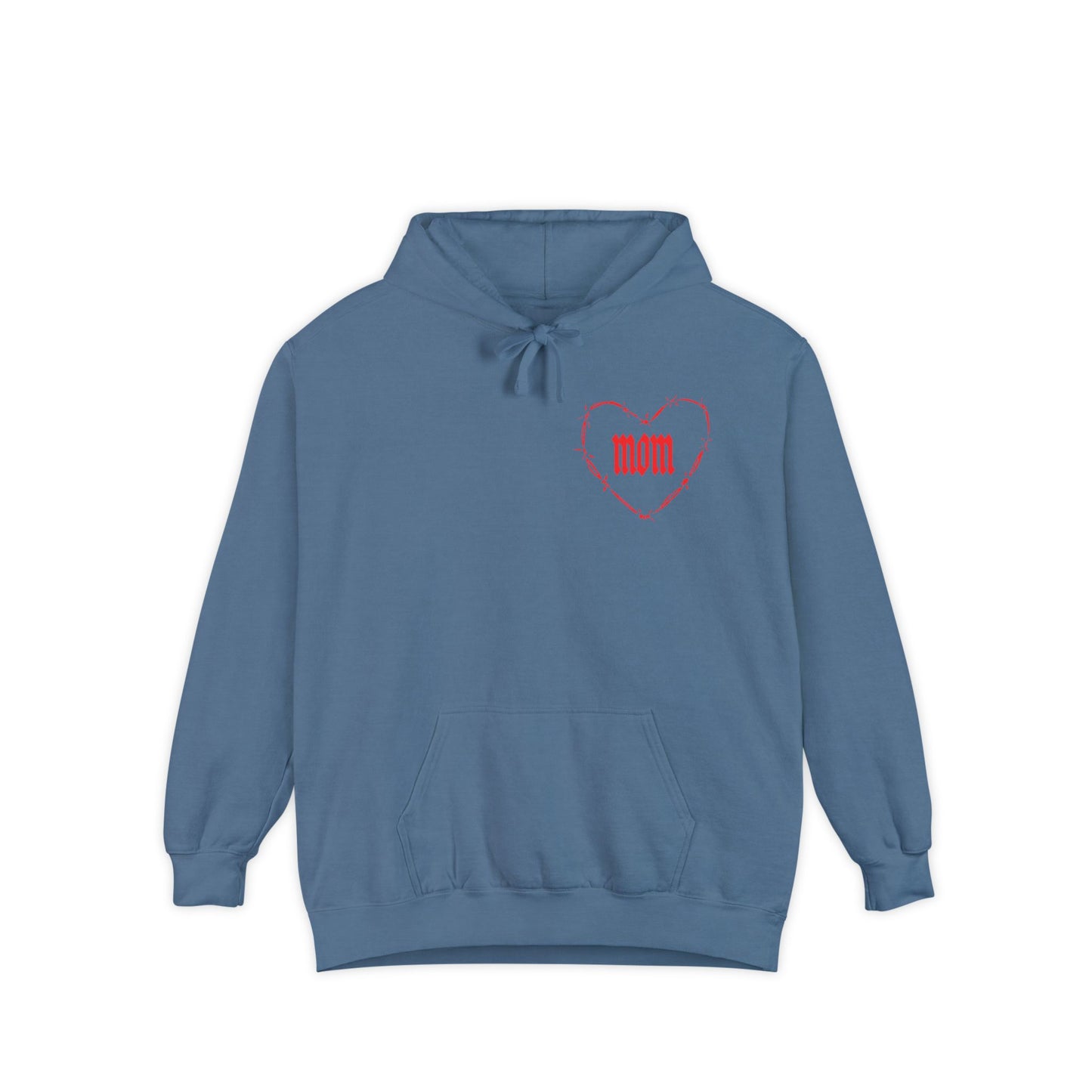 Unisex I Heart Mom Garment-Dyed MotherHoodie