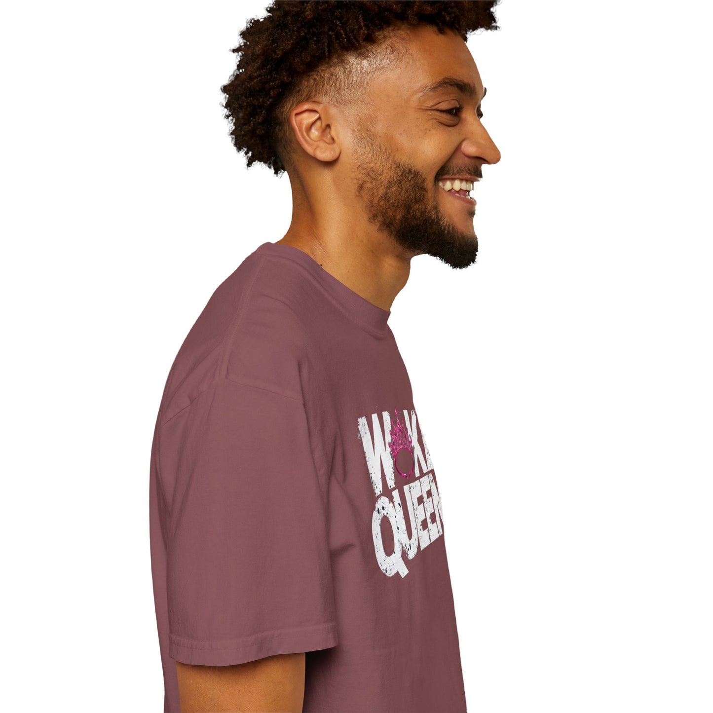 Unisex WOKE QUEEN Tiara Style Garment-Dyed T-shirt