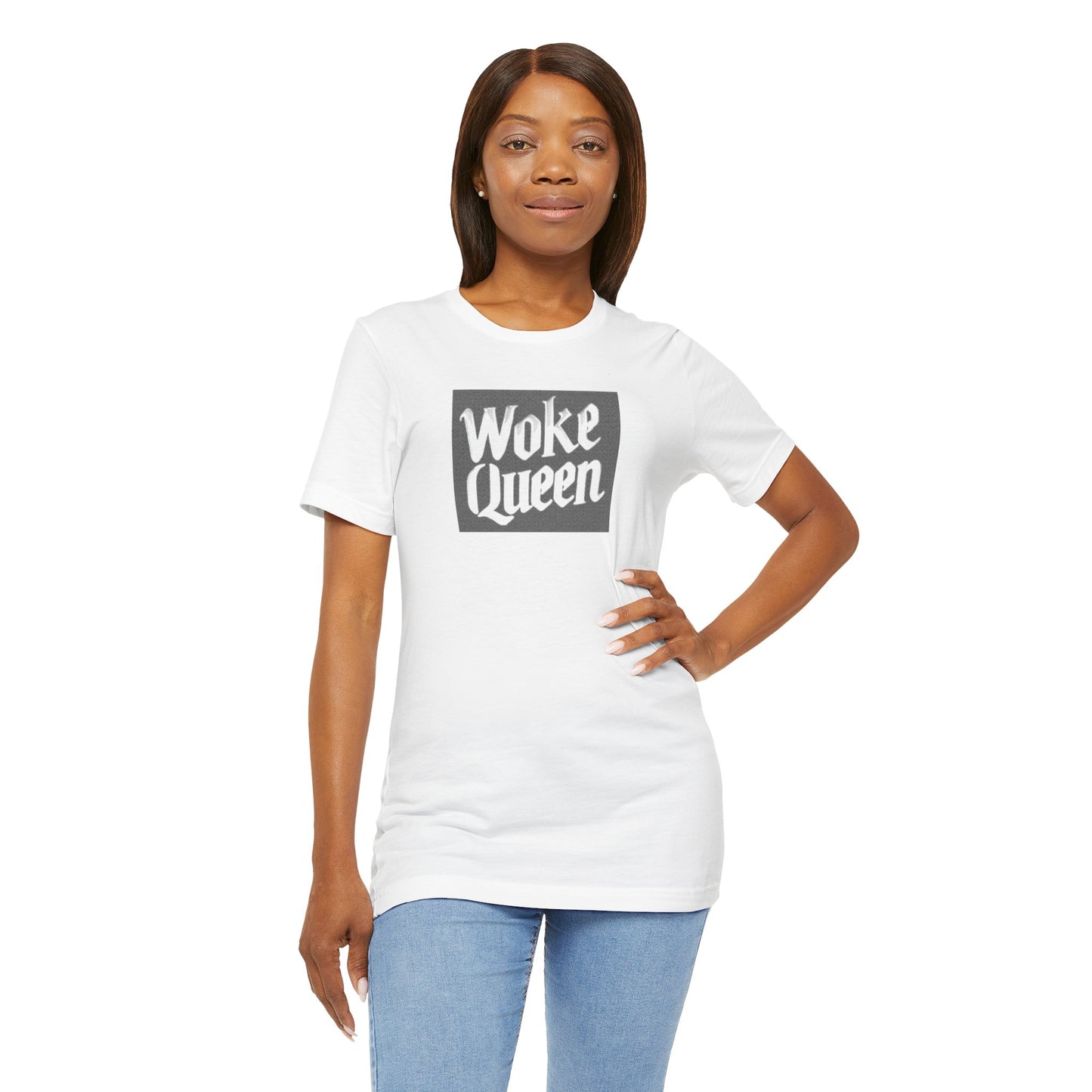 Unisex Woke Queen Jersey Short Sleeve Tee