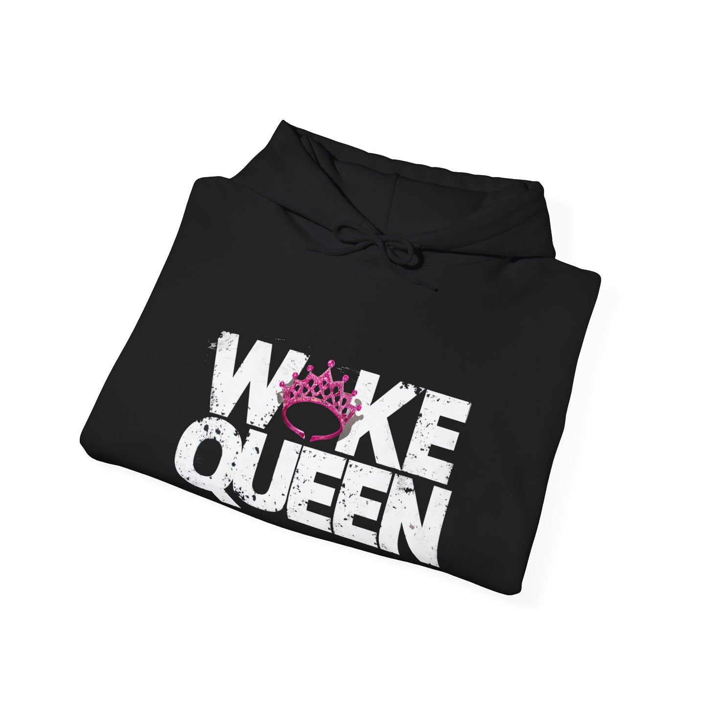 Unisex Woke Queen Tiara Heavy Hooded Sweatshirt