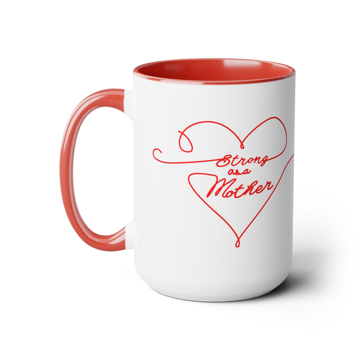 Love Lines Two-Tone Coffee Mugs, 15oz