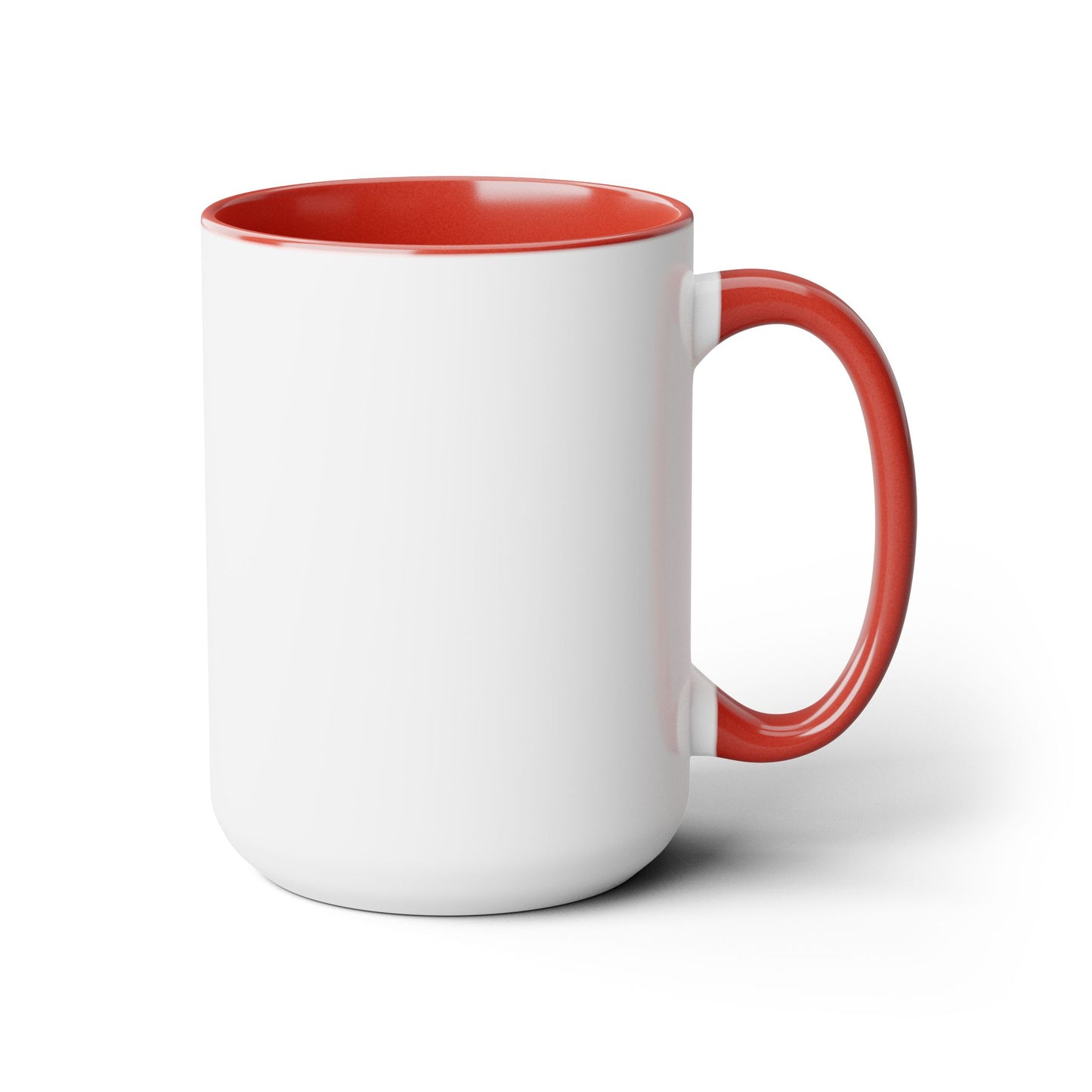 Love Lines Two-Tone Coffee Mugs, 15oz