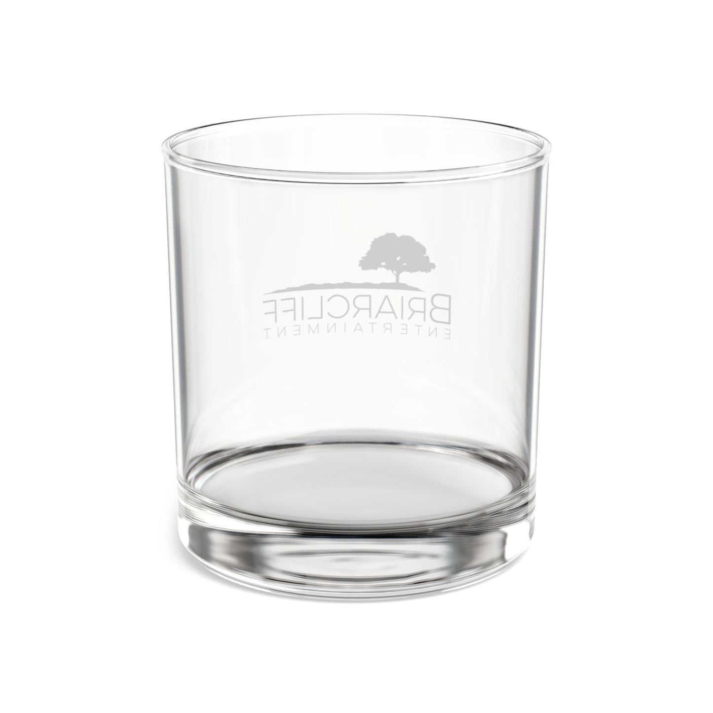 BCF Black Logo Rocks Glass, 10oz