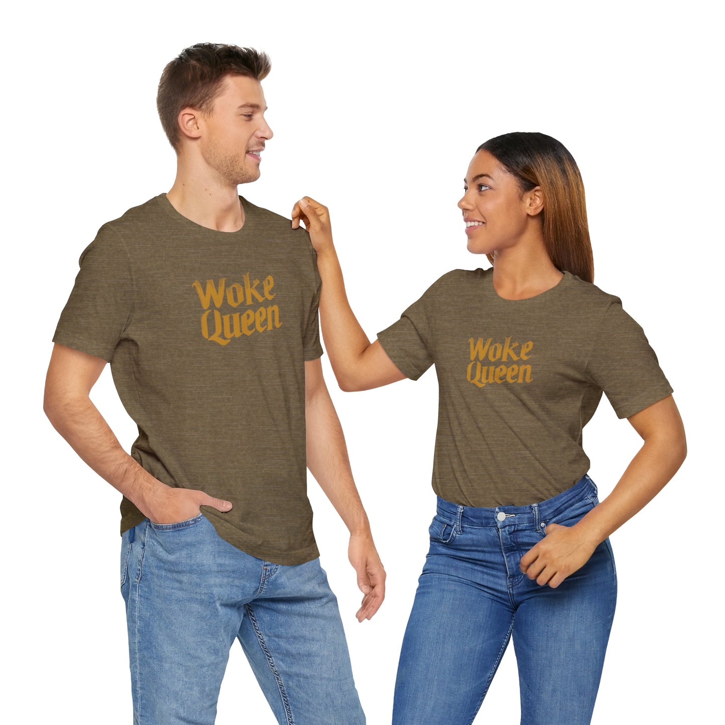 Unisex Woke Queen Jersey Short Sleeve Tee