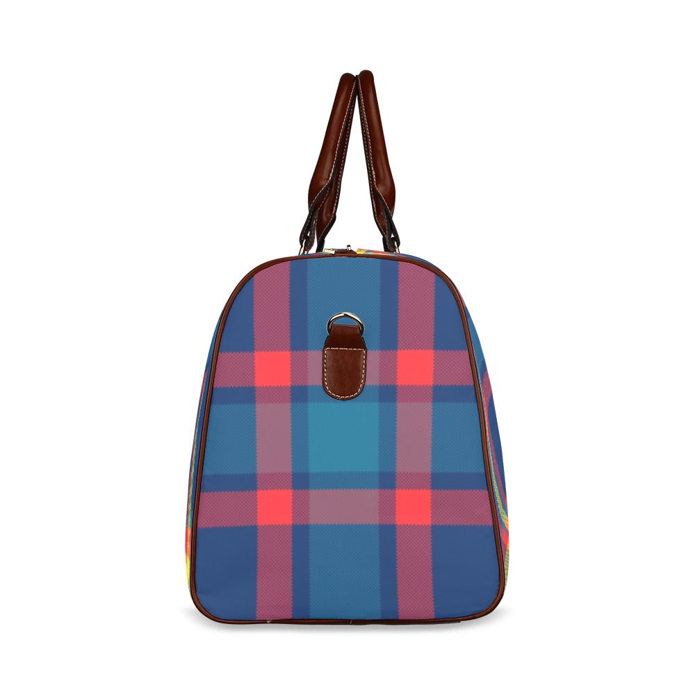 Pegasus Plaid Waterproof Travel Bag - Small