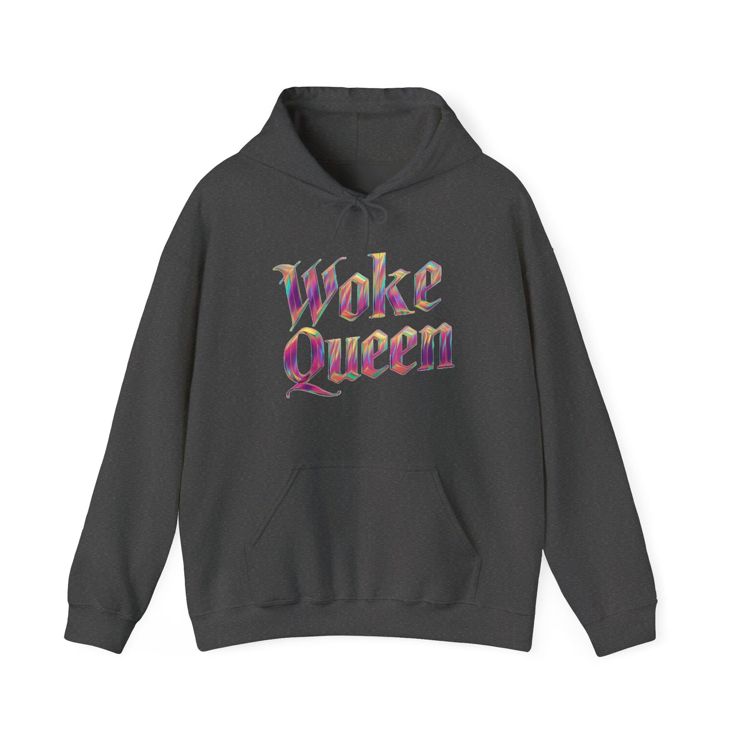 Unisex Woke Queen Gothic Iridescence Hooded Sweatshirt