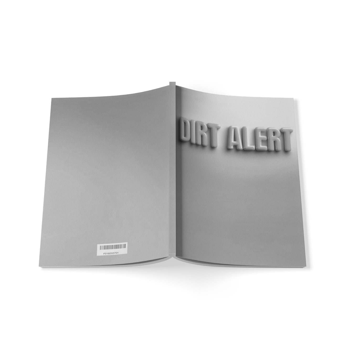 Grey Dirt Alert - Softcover Notebook, A5
