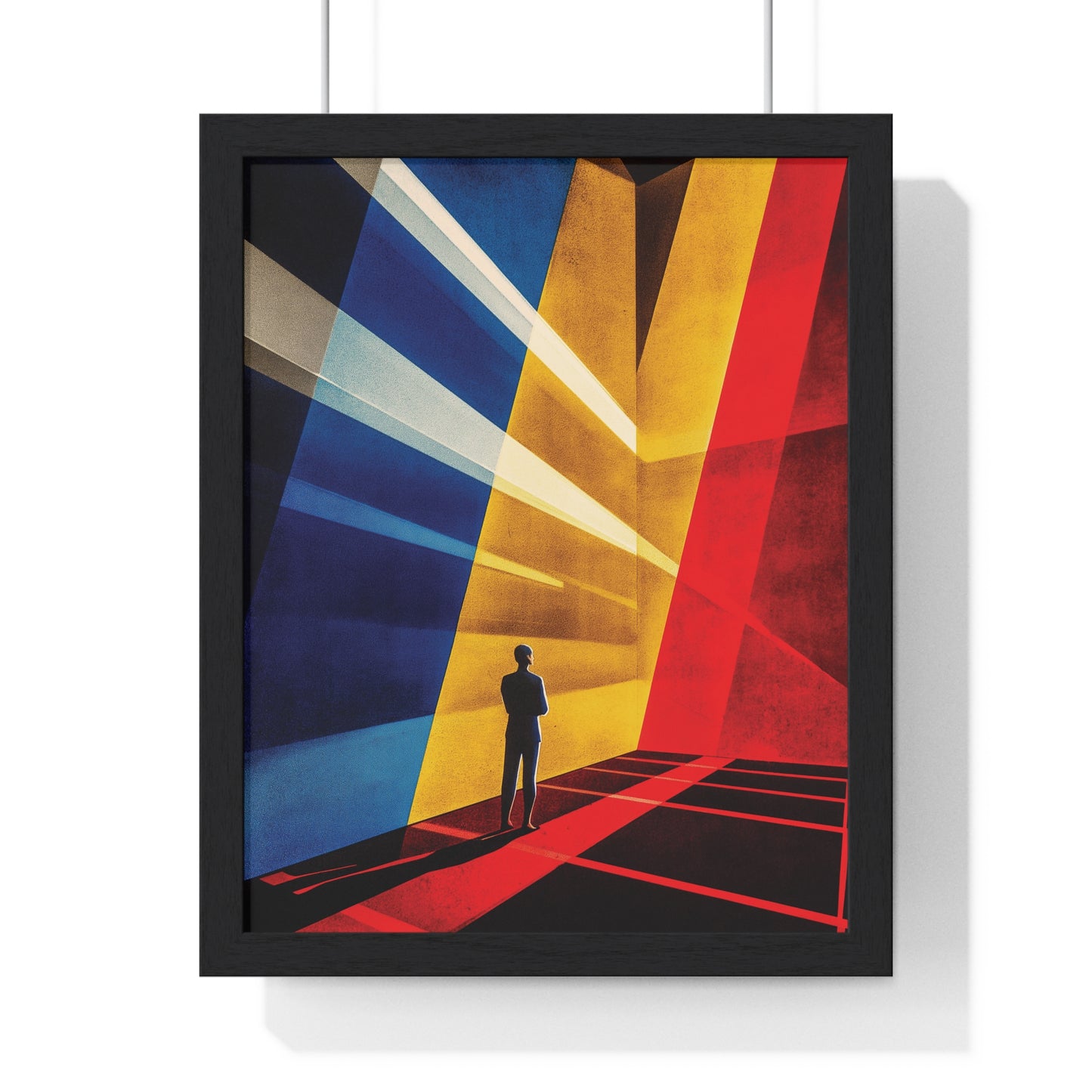 Bauhaus Mister Movie Theater Vertical Framed Poster