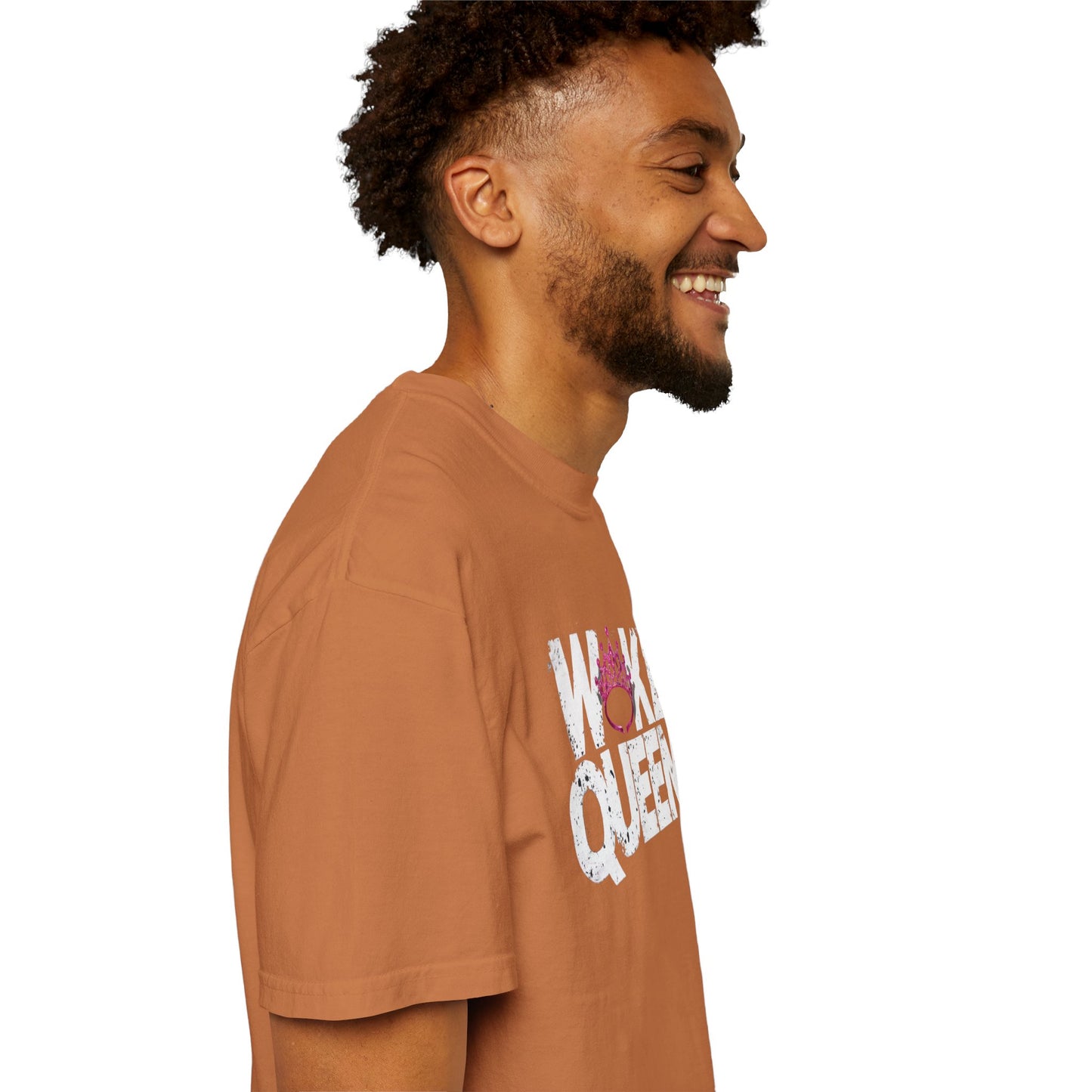 Unisex WOKE QUEEN Tiara Style Garment-Dyed T-shirt