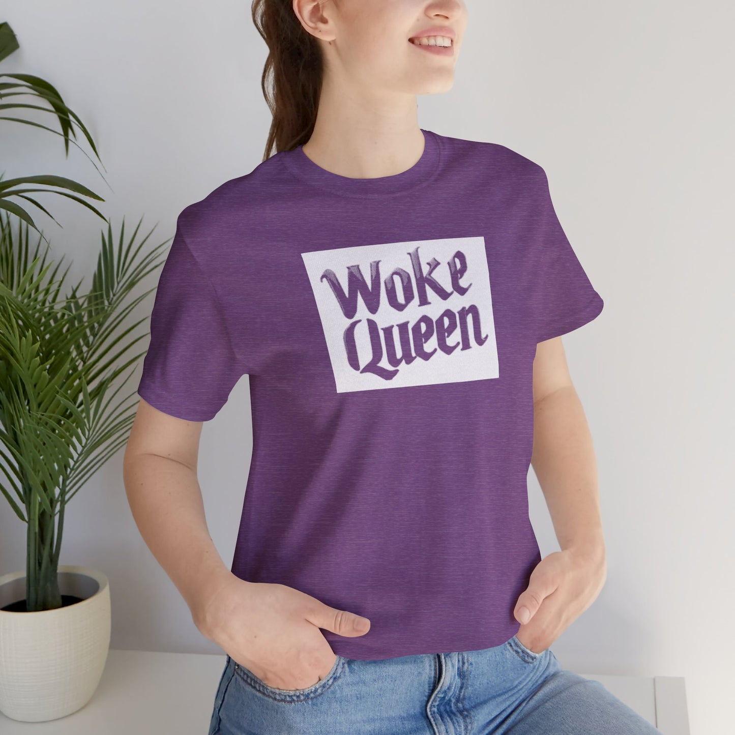 Unisex Woke Queen Jersey Short Sleeve Tee