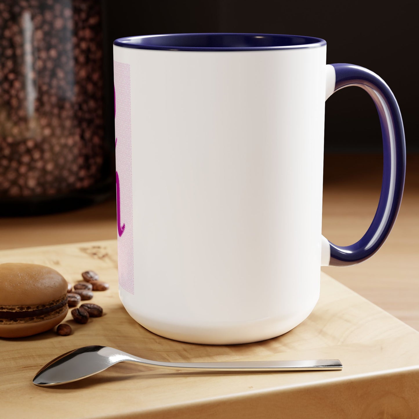Woke Queen Two-Tone Coffee Mugs, 15oz