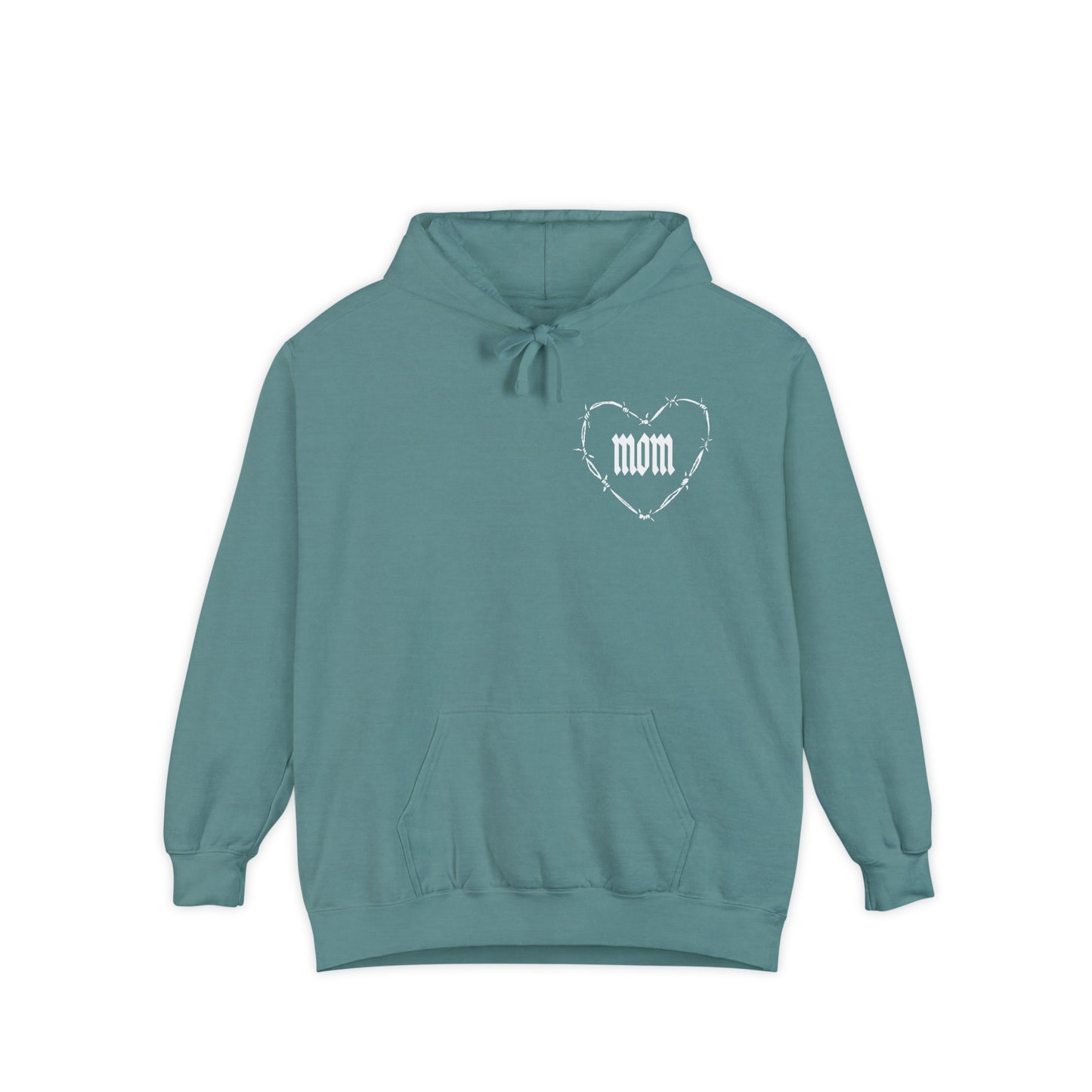 I Heart Mom Unisex Garment-Dyed MotherHoodie