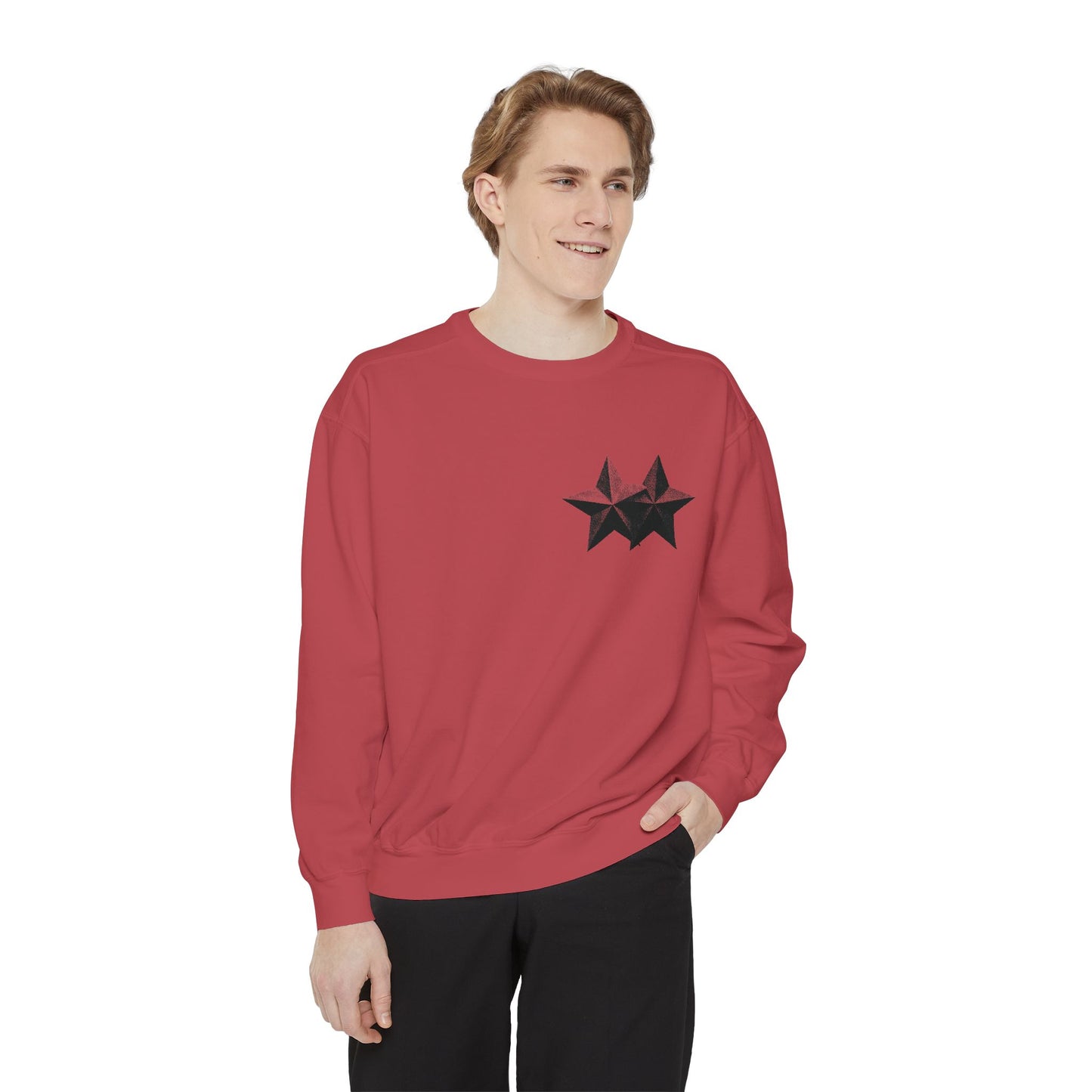 Gemi Star Graphic Unisex Garment-Dyed Sweatshirt