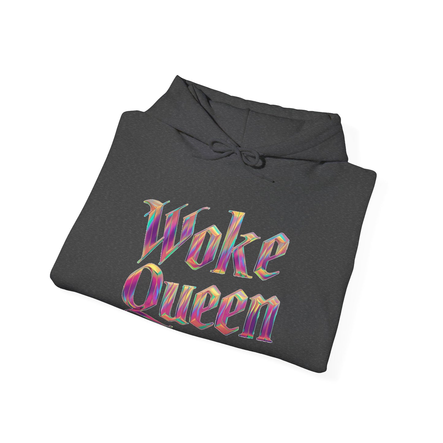 Unisex Woke Queen Gothic Iridescence Hooded Sweatshirt