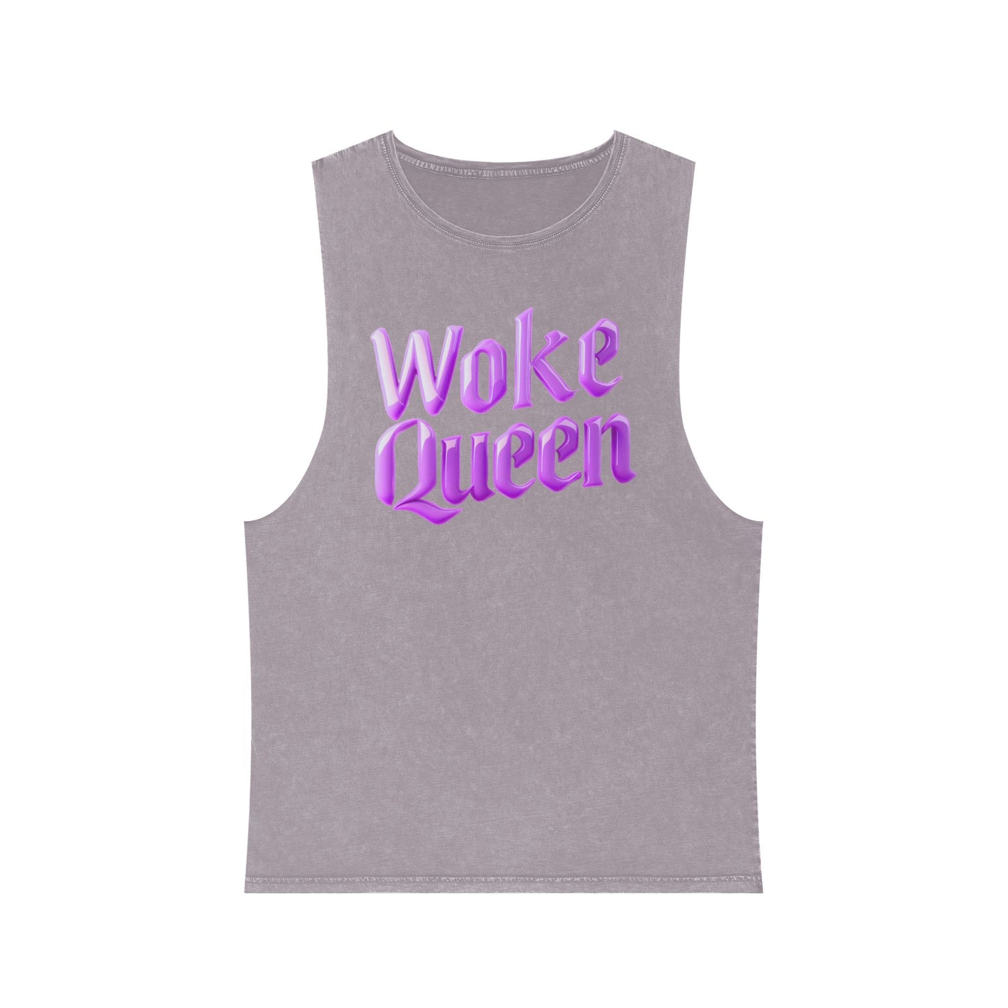 Unisex Woke Queen Stonewash Tank Top