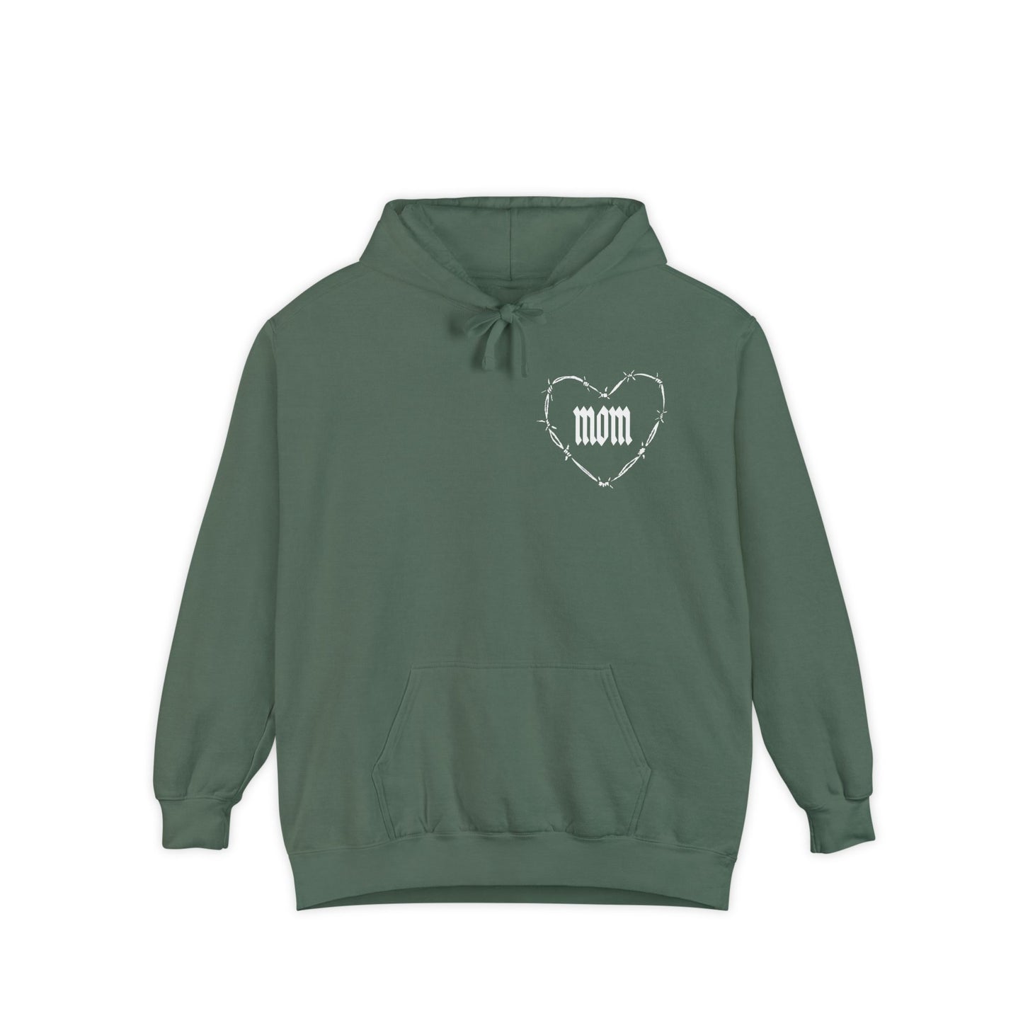 Unisex I Heart Mom Garment-Dyed MotherHoodie