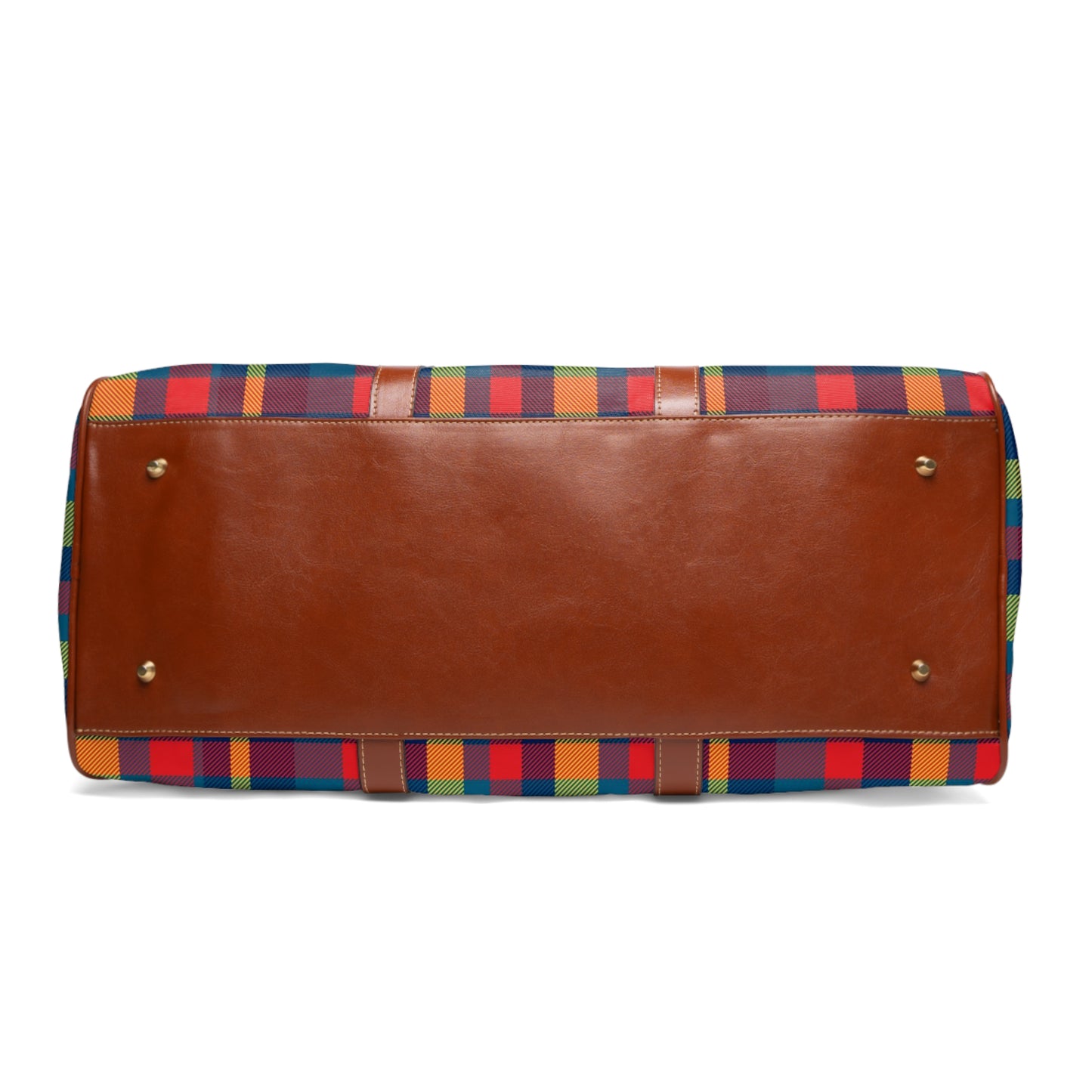 Primary Plaid Travel Bag